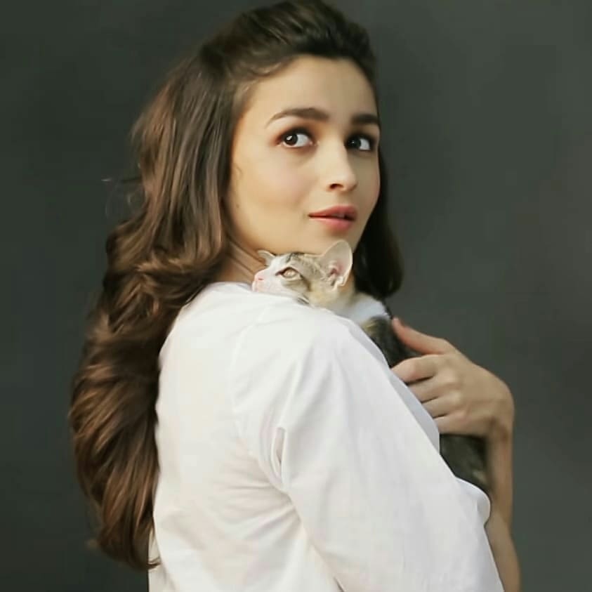 Adorable Alia With Cute Puppy