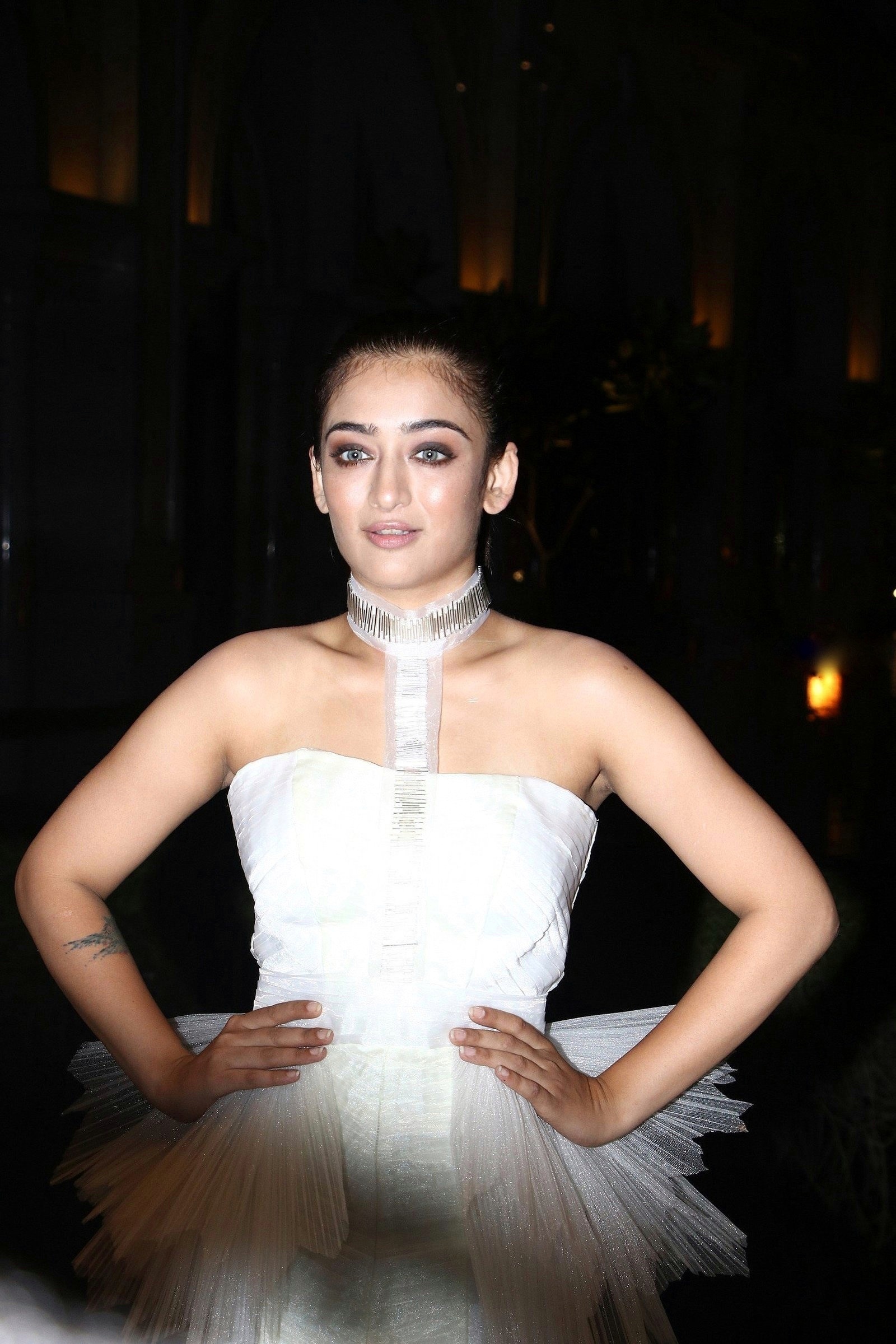Akshara Haasan In A Sexy Short Frock At Mr KK Trailer Launch