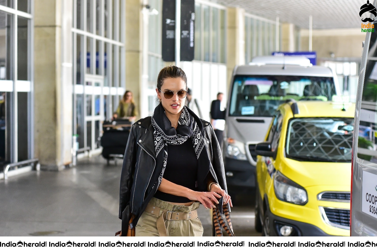 Alessandra Ambrosio seen at the airport in Sao Paulo