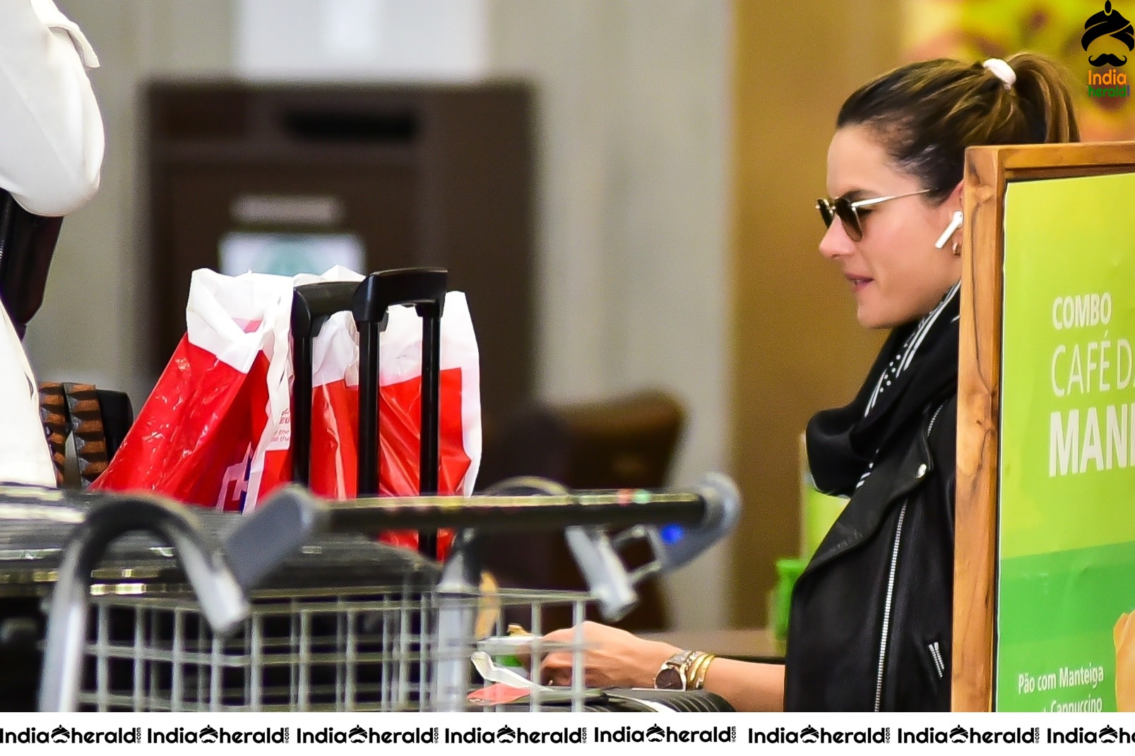 Alessandra Ambrosio seen at the airport in Sao Paulo