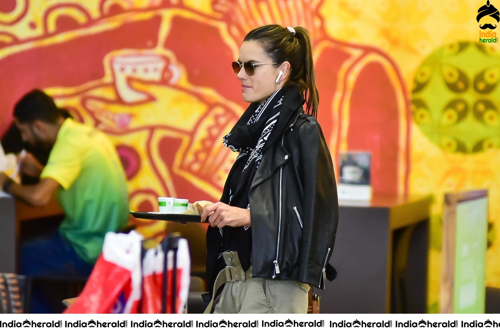 Alessandra Ambrosio seen at the airport in Sao Paulo