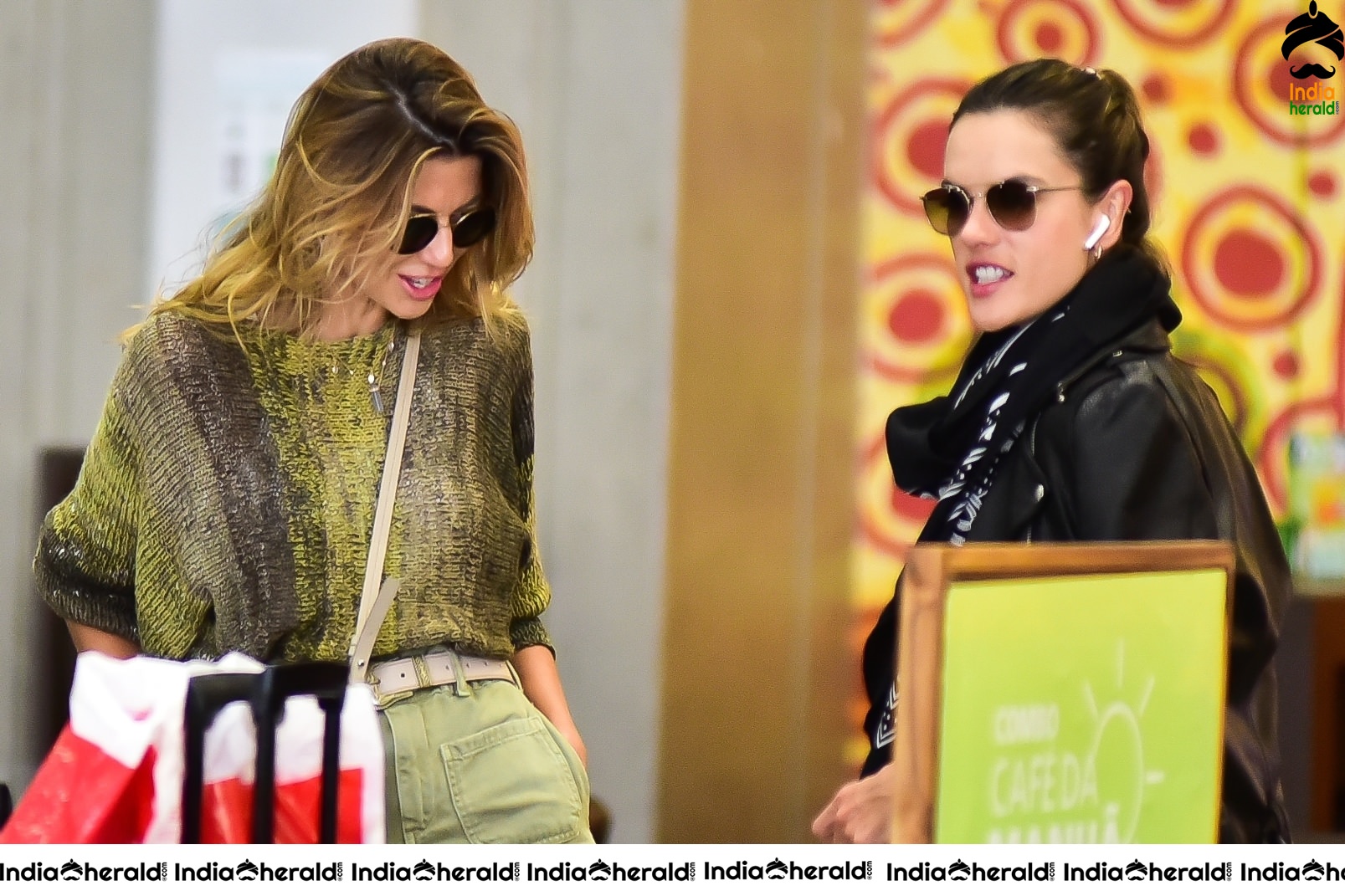 Alessandra Ambrosio seen at the airport in Sao Paulo