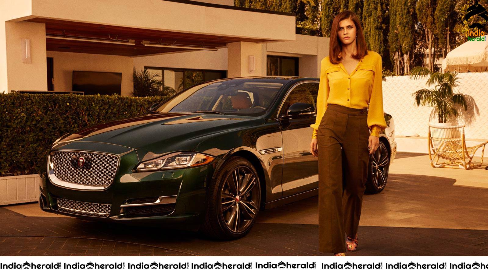 Alexandra Daddario Jaguar XJ Collection 2019