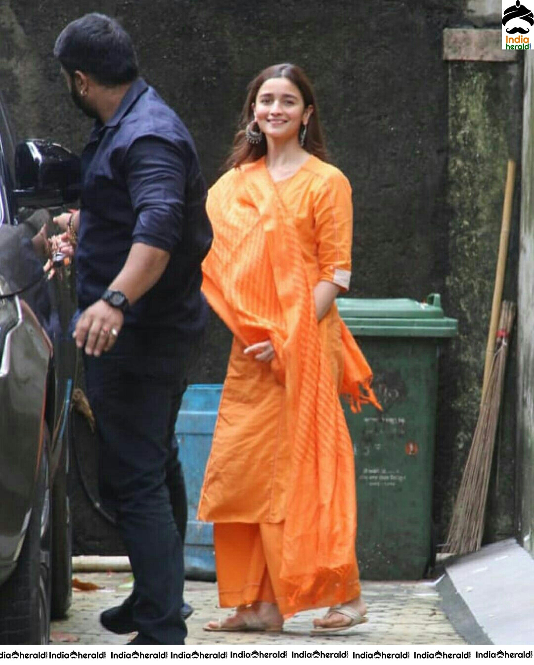 Alia Looking More Beautiful In This Orange Chudi