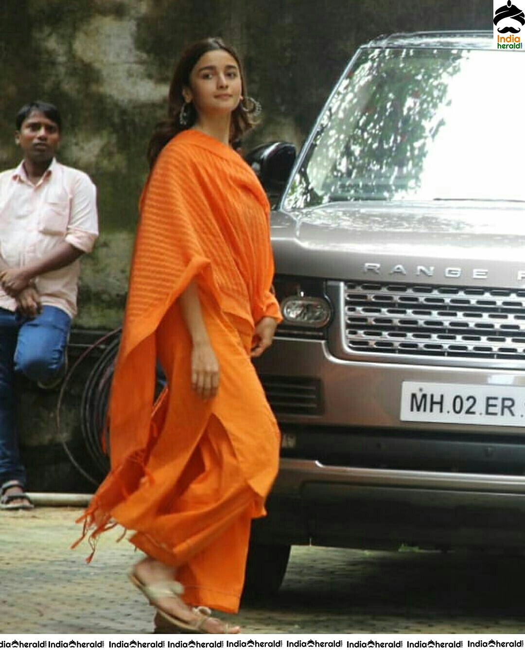 Alia Looking More Beautiful In This Orange Chudi