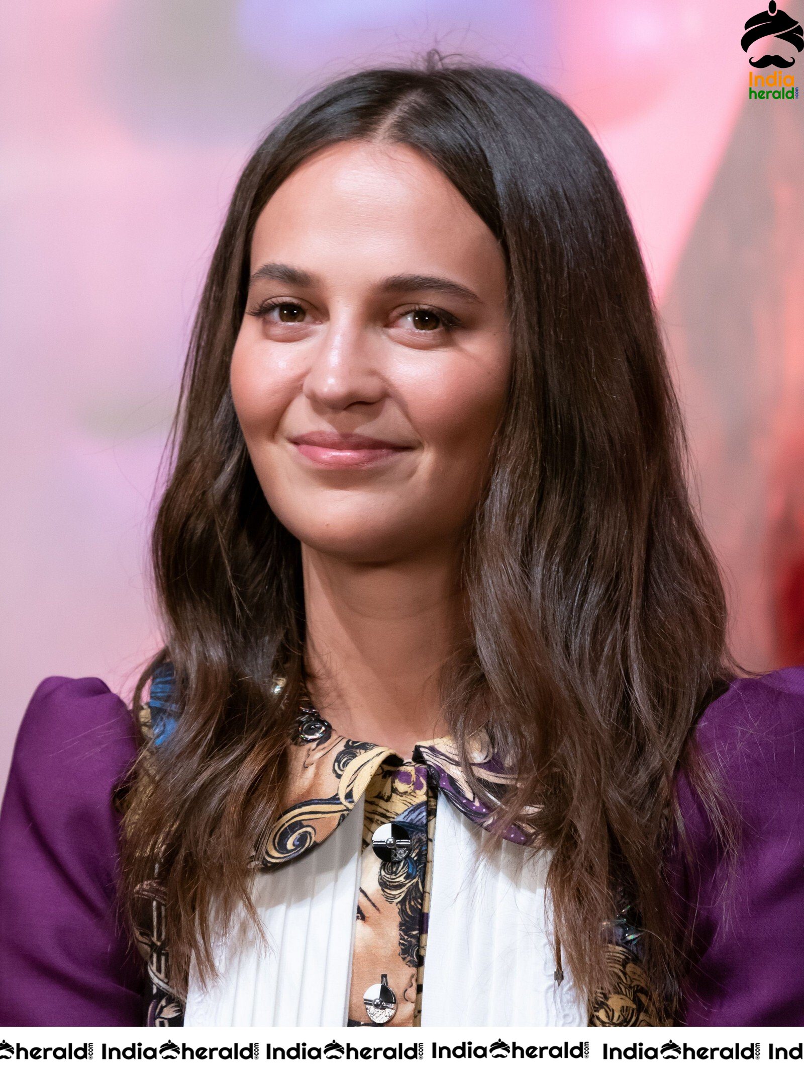 Alicia Vikander at Earthquake Bird Press Conference in 32nd Tokyo International Film Festival