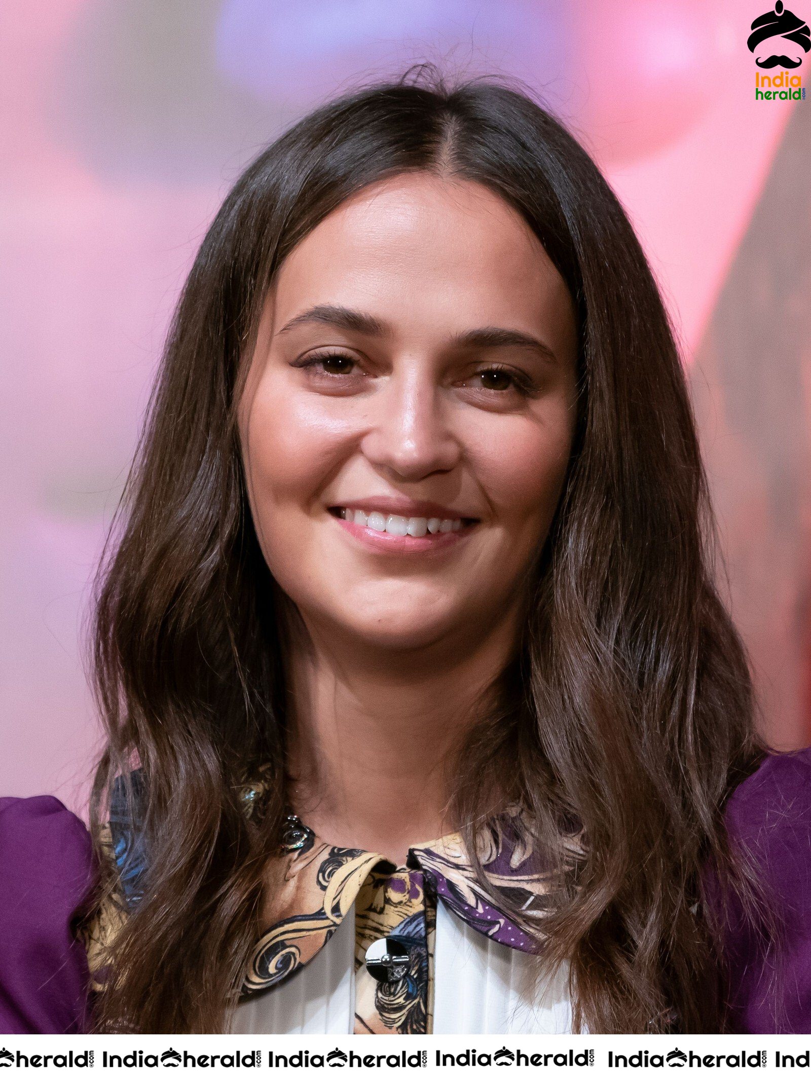 Alicia Vikander at Earthquake Bird Press Conference in 32nd Tokyo International Film Festival