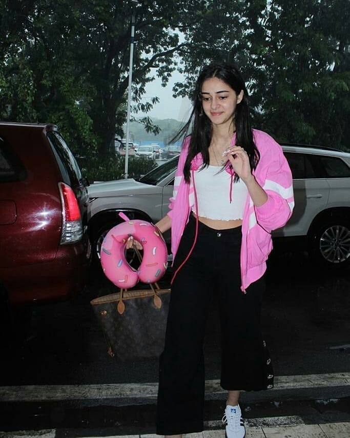 Alluring Ananya Looking Gorgeous In Jump Suit