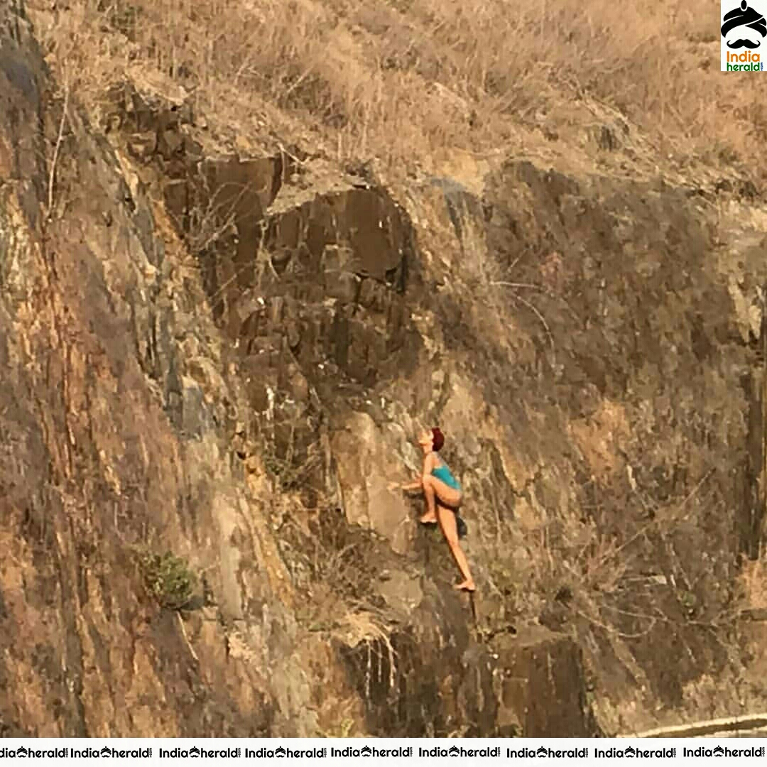 Amala Paul Mountain Climbing Adventures