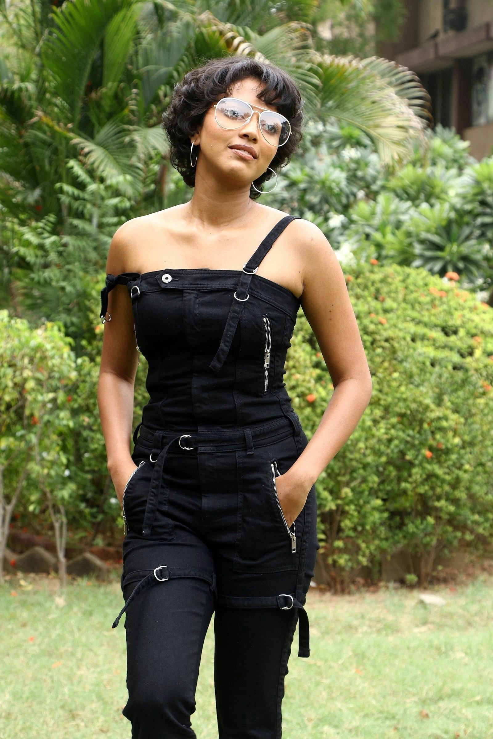 Amala Paul Teases Our Mood In A Black Sleeveless Dress Set 1