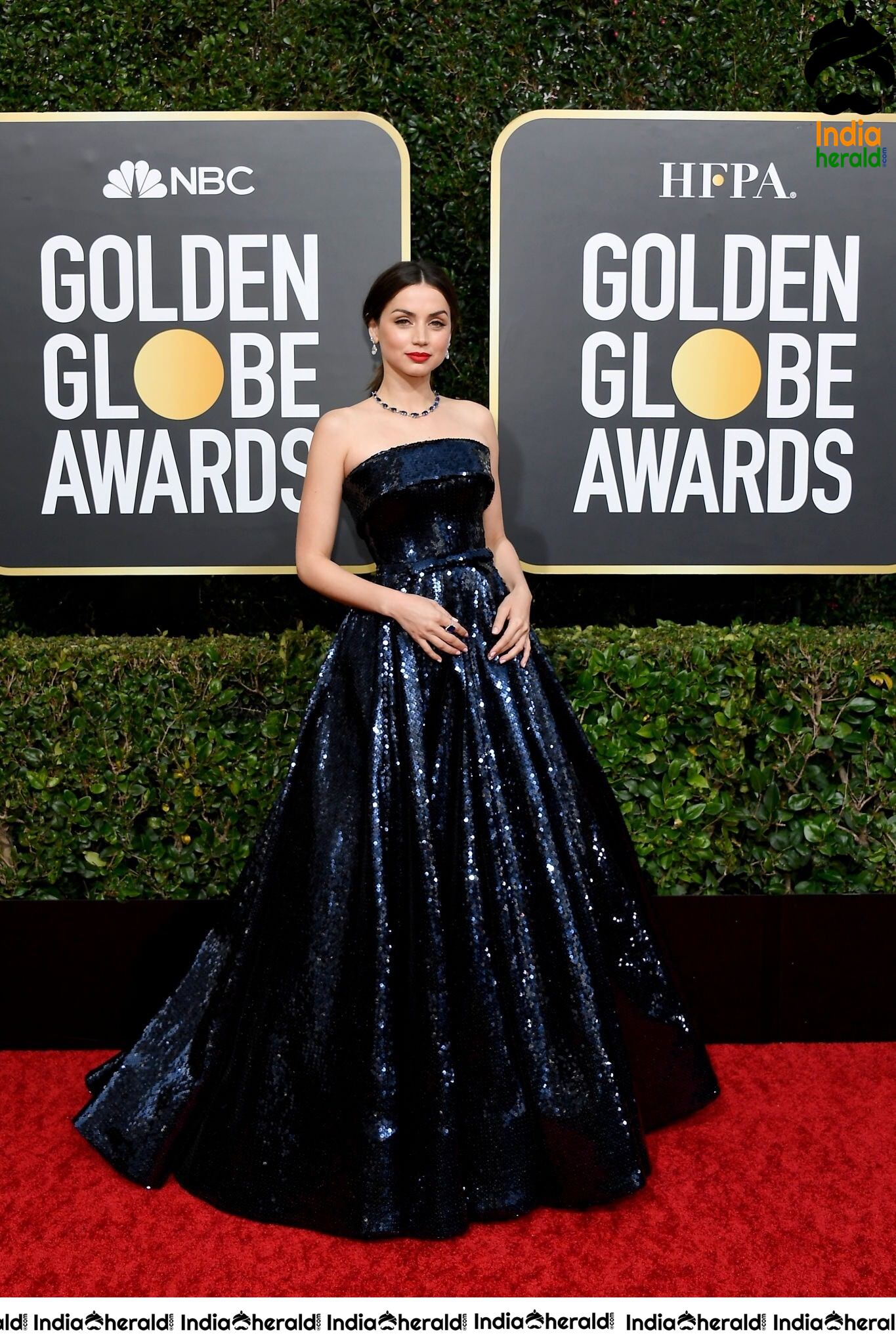 Ana De Armas at 77th Annual Golden Globe Awards in Beverly Hills Set 1