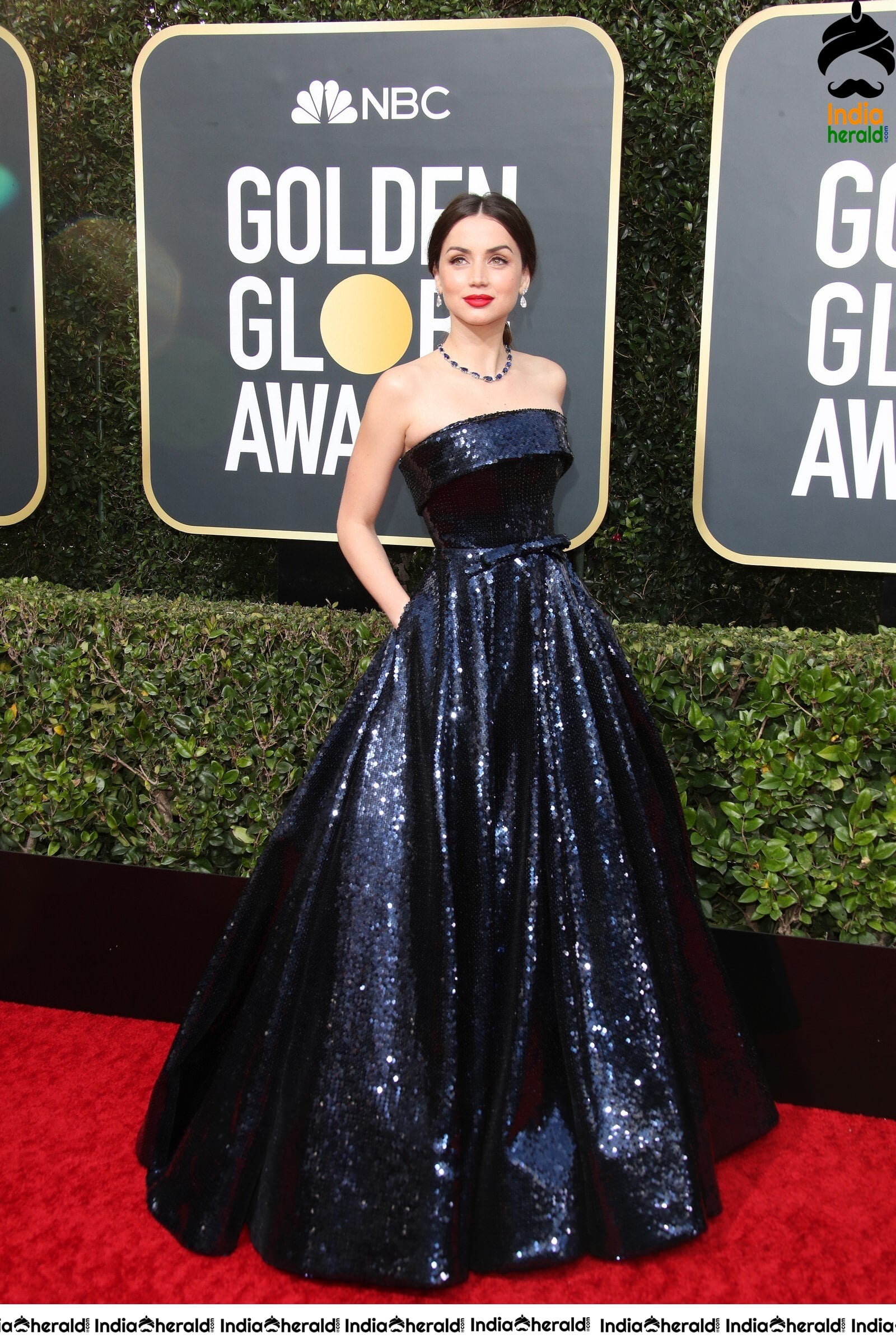 Ana De Armas at 77th Annual Golden Globe Awards in Beverly Hills Set 2