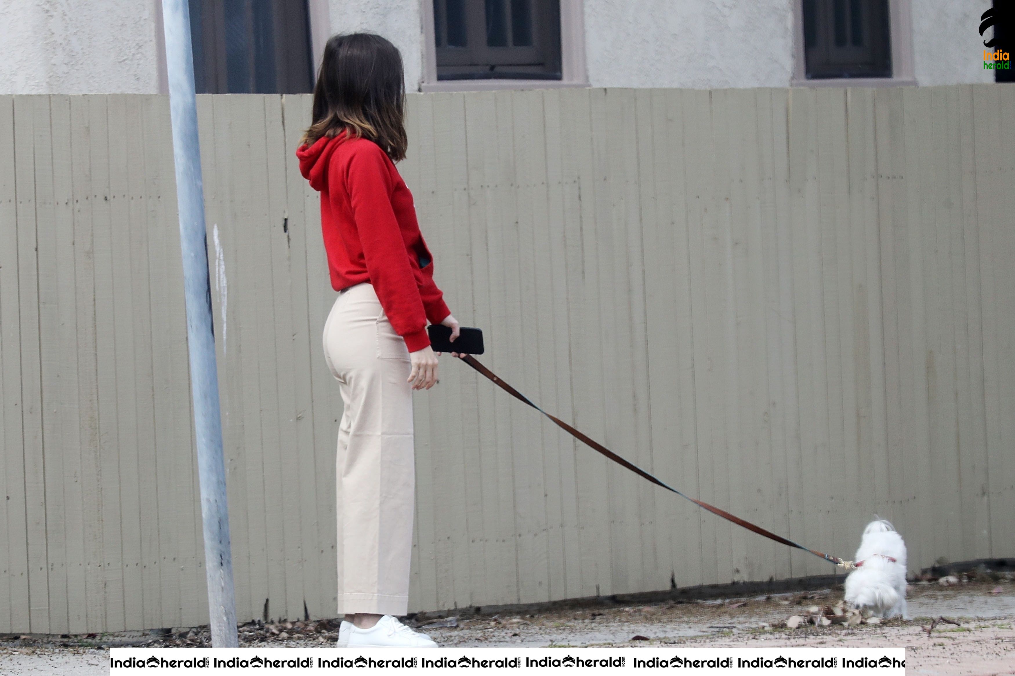 Ana De Armas caught by Paparazzi as she walks Out in Pacific Palisades