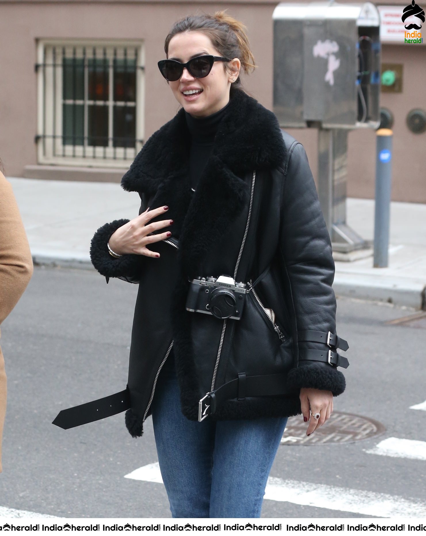 Ana de Armas out in New York City and caught by Paparazzi