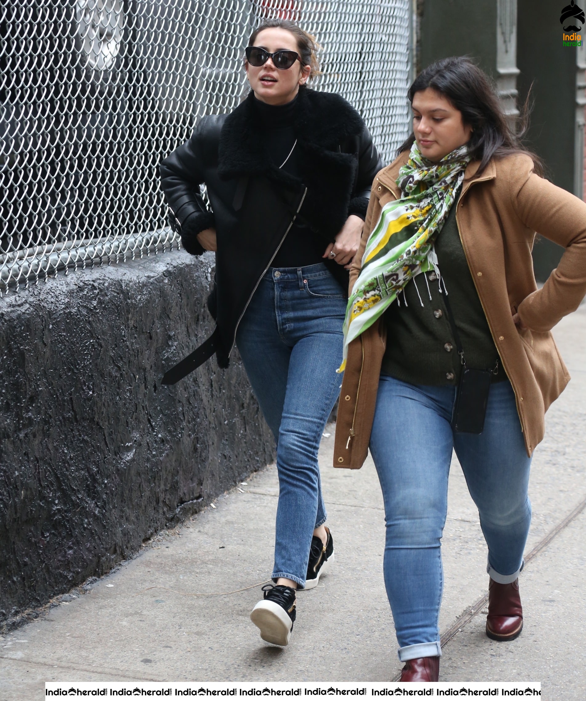 Ana de Armas out in New York City and caught by Paparazzi