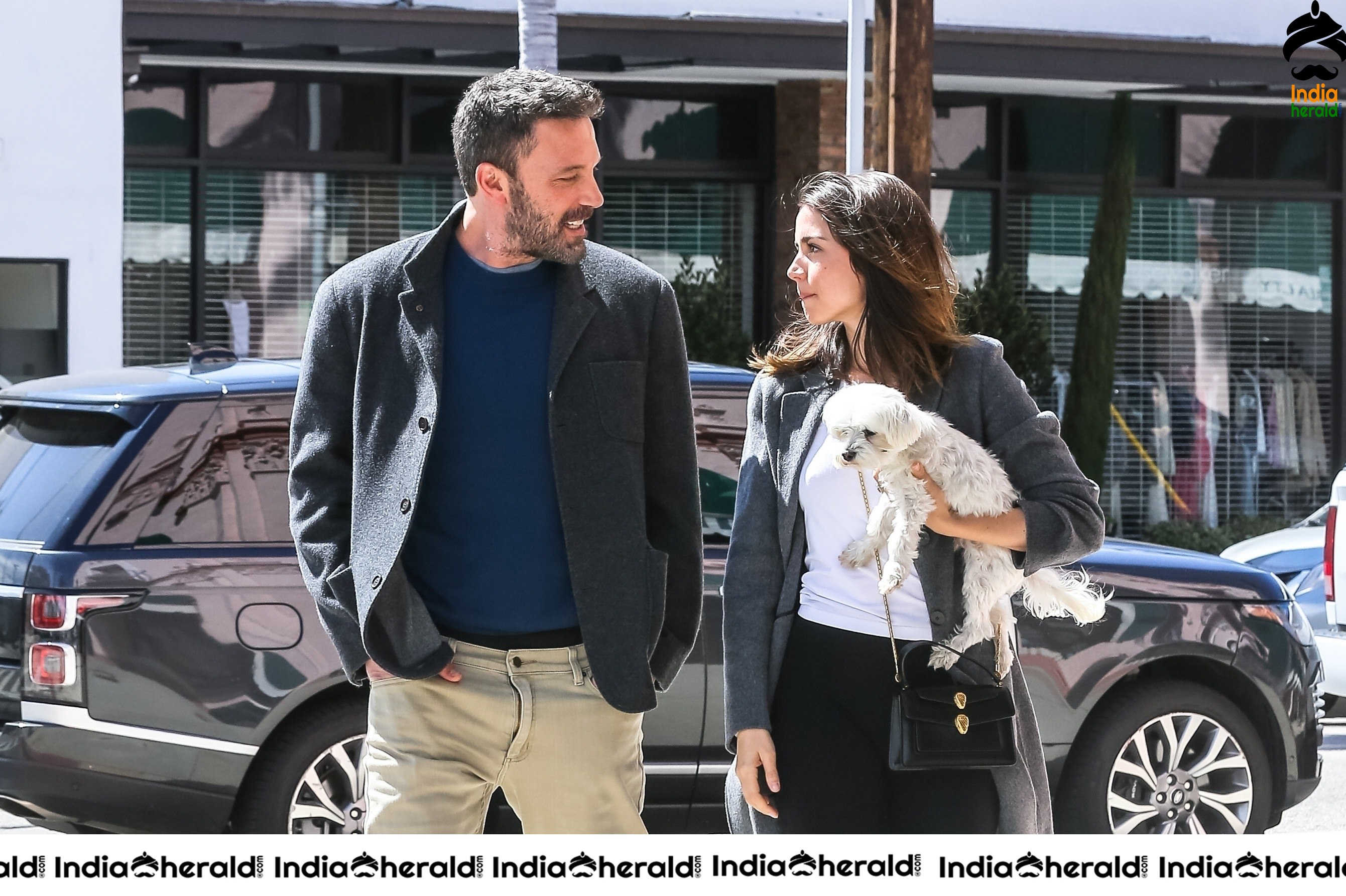 Ana de Armas Spotted carrying her Puppy while walking out in Los Angeles