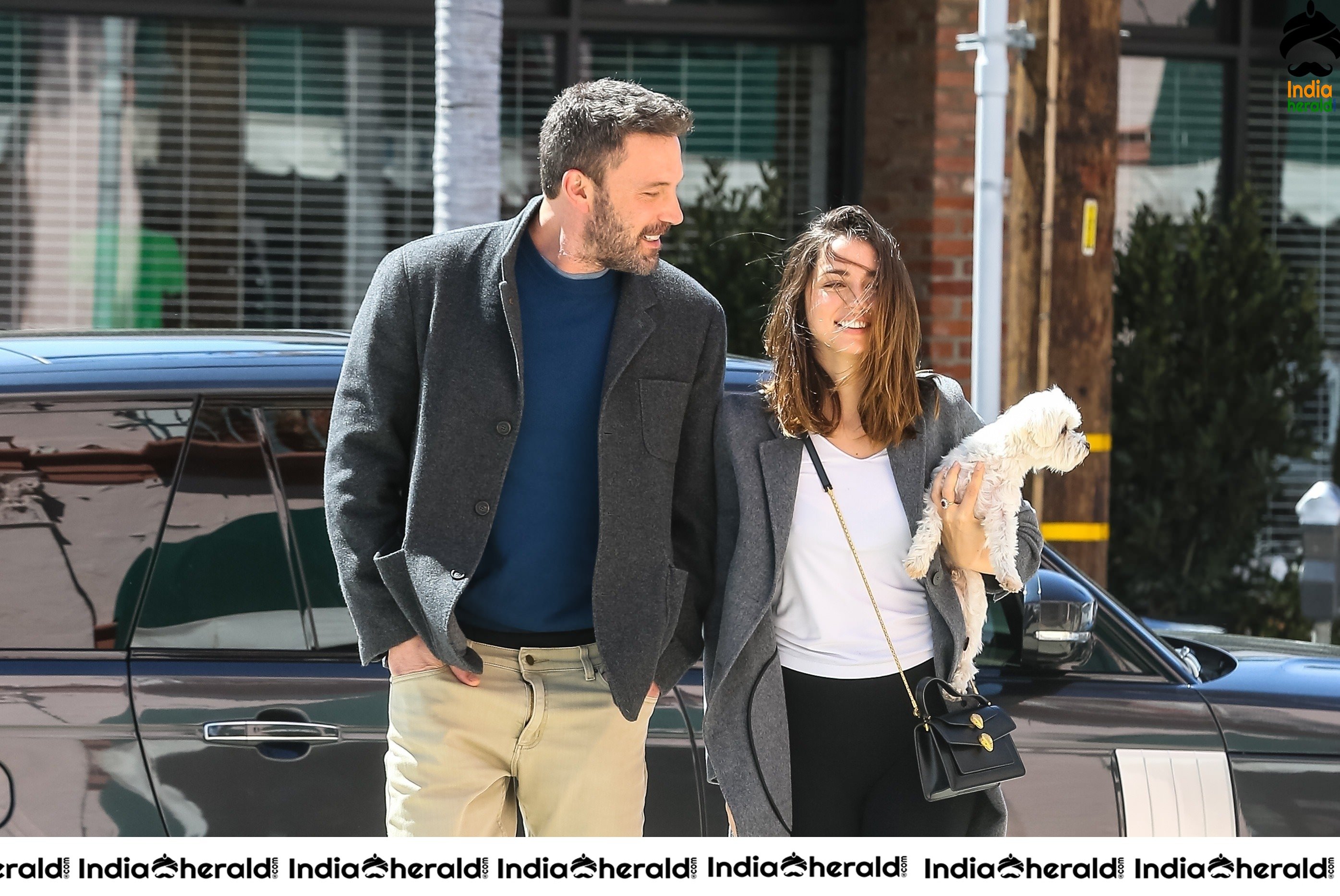 Ana de Armas Spotted carrying her Puppy while walking out in Los Angeles