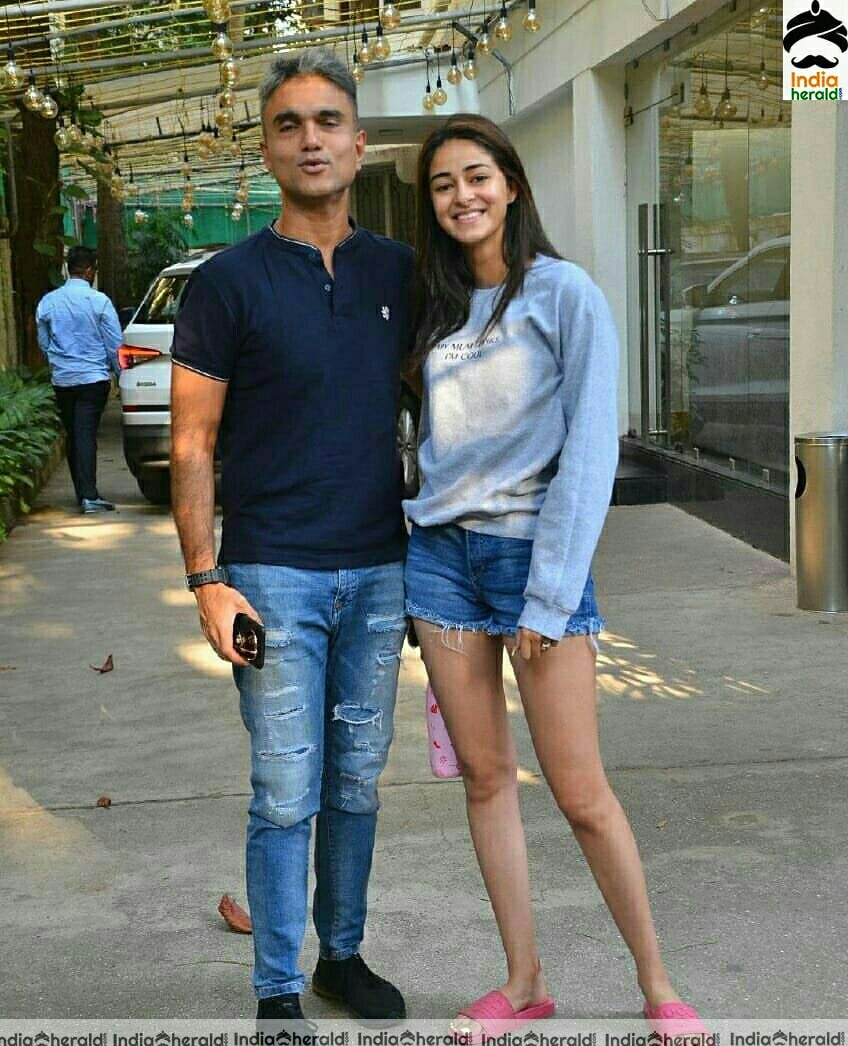 Ananya Pandey Spotted At A Gym In Bandra