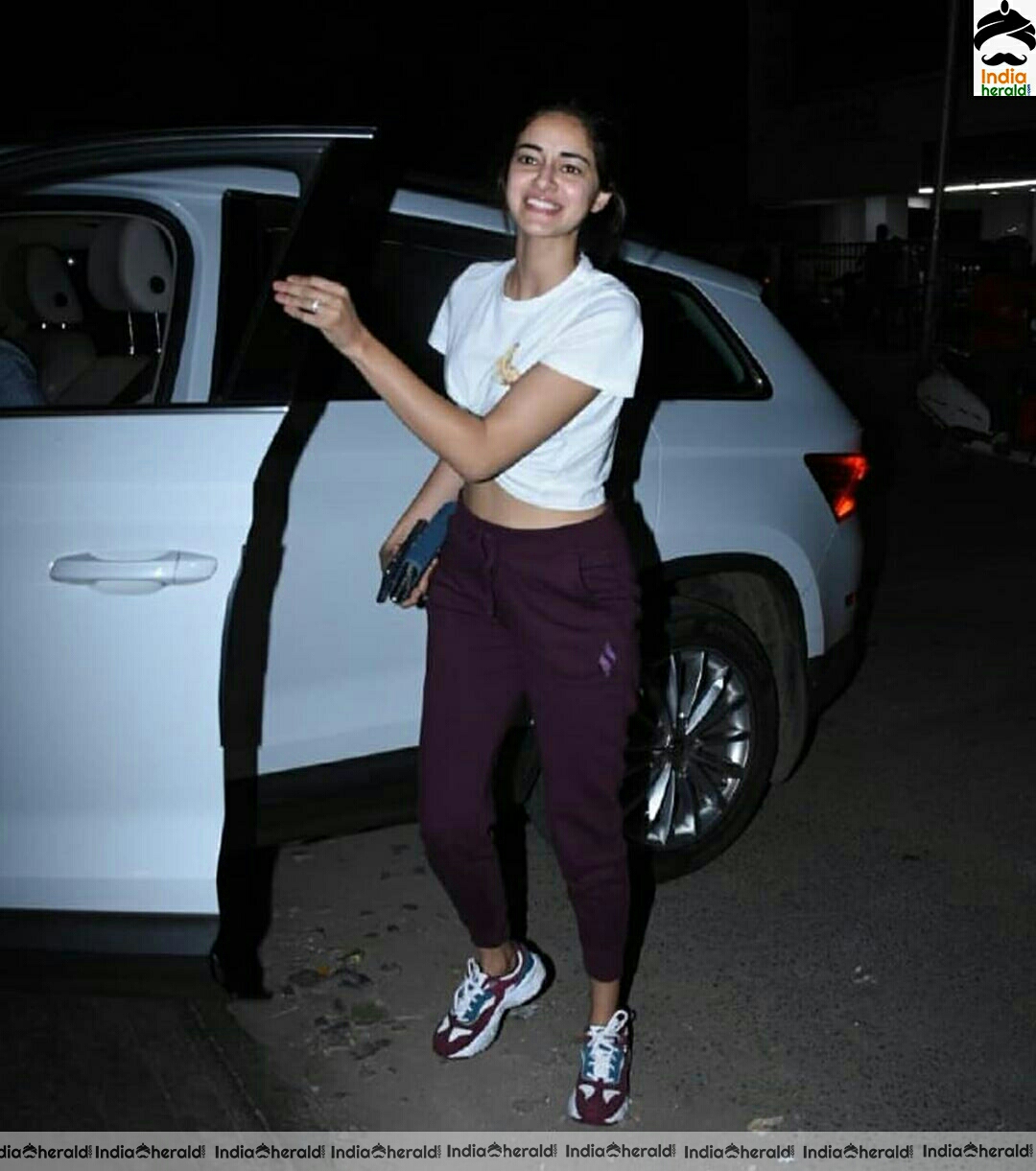 Ananya Pandey Spotted Outside At Andheri