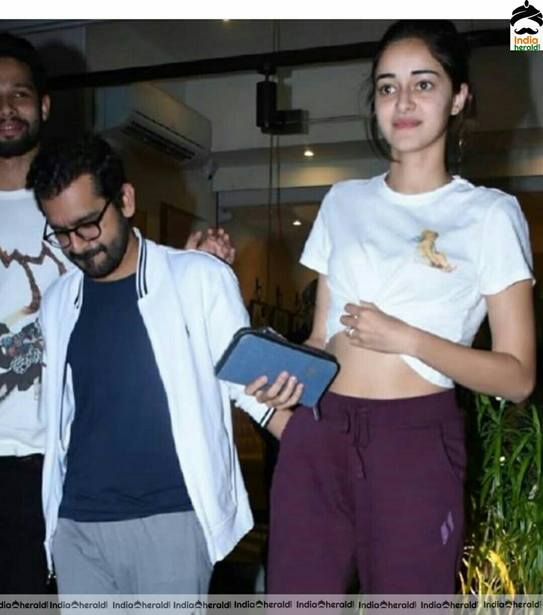 Ananya Pandey Spotted Outside At Andheri