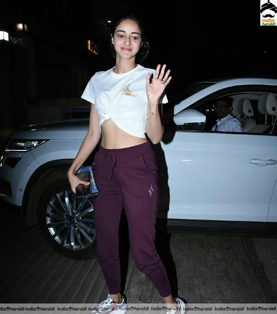 Ananya Pandey Spotted Outside At Andheri