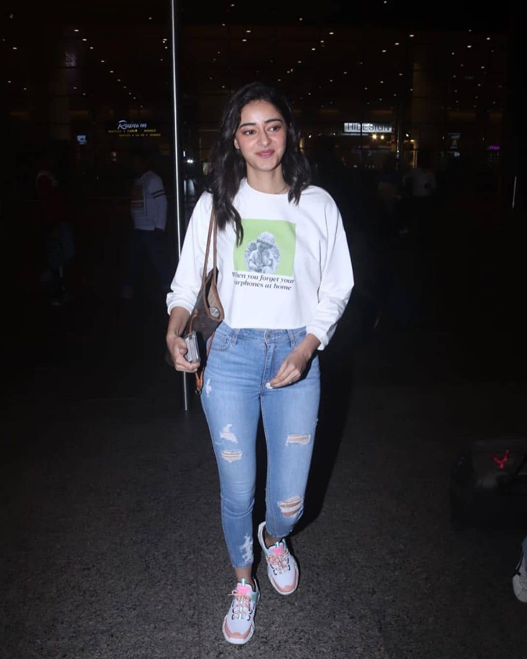 Ananya Pandey Was Clicked At Mumbai Airport While Returning From Bhopal