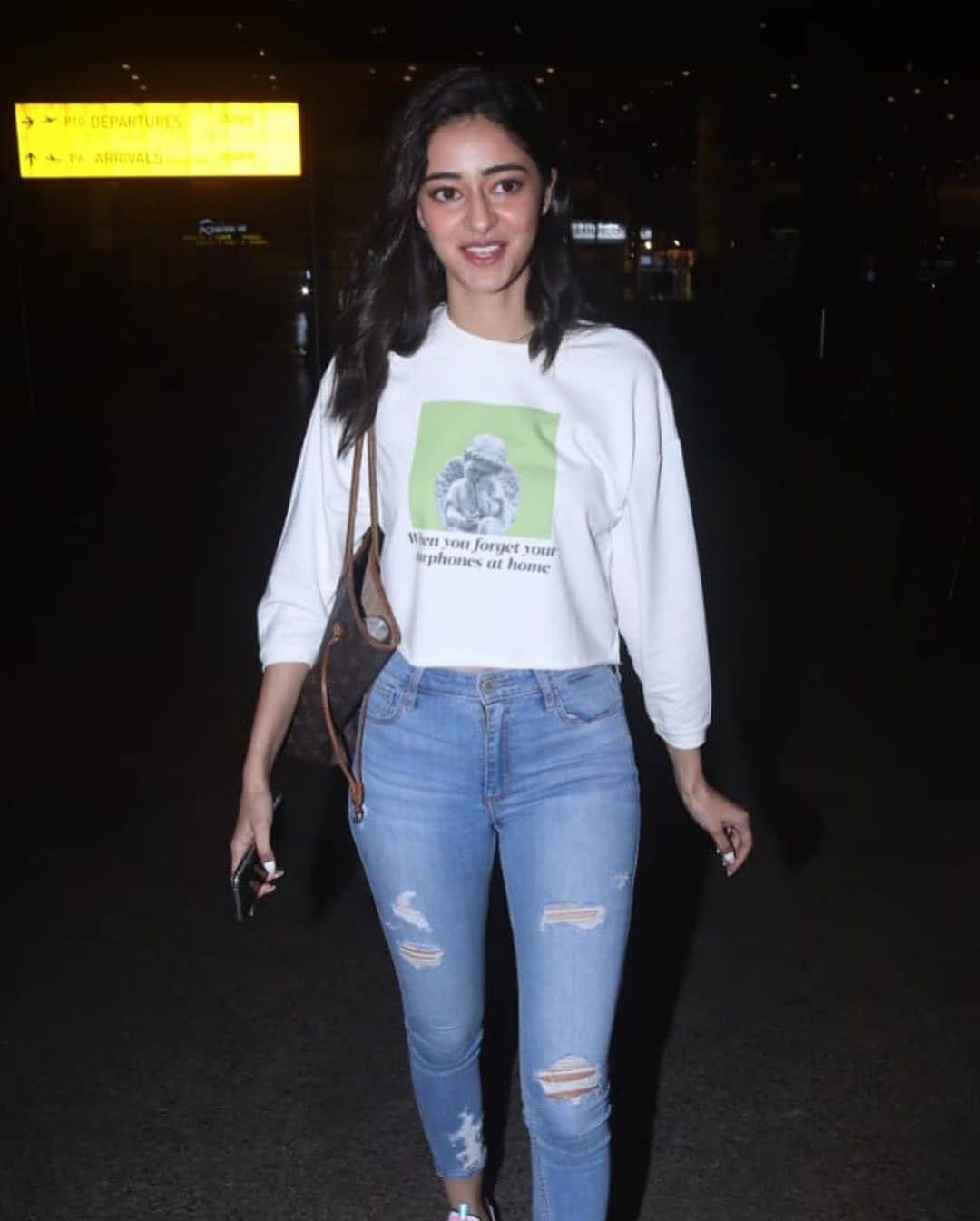 Ananya Pandey Was Clicked At Mumbai Airport While Returning From Bhopal