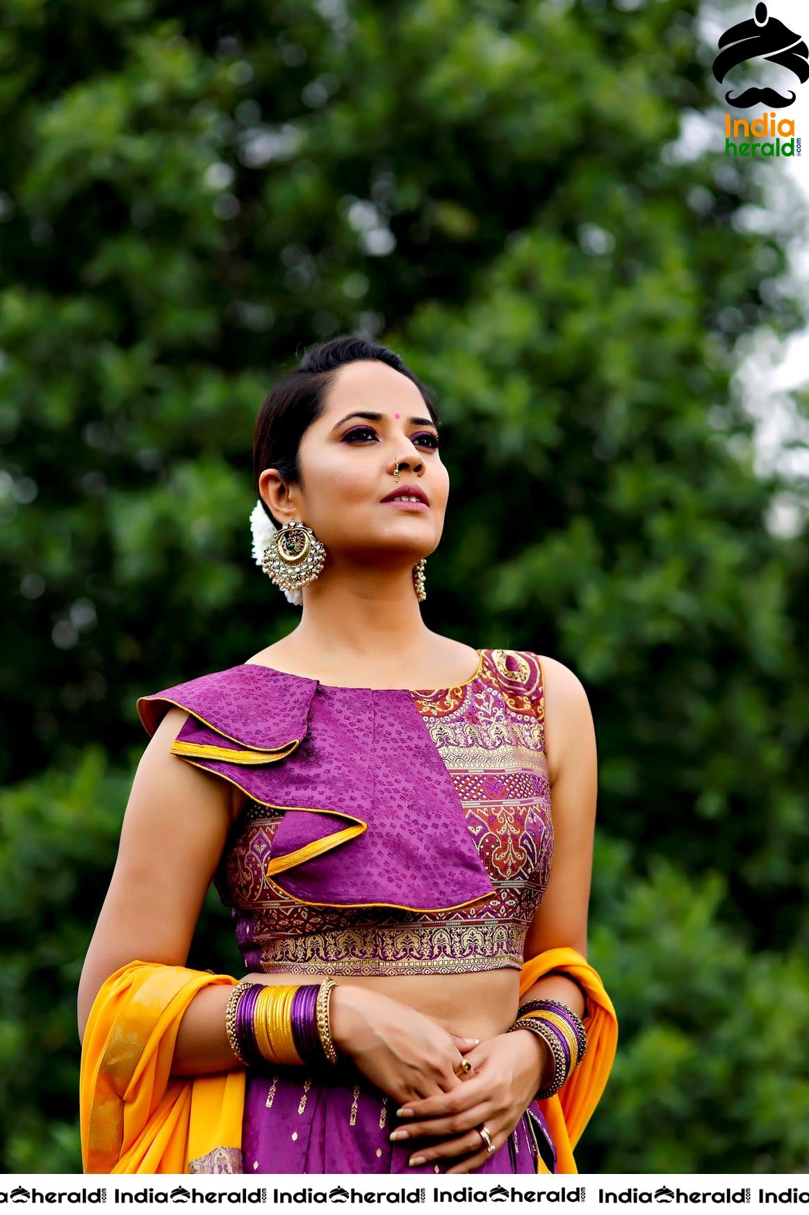 Anasuya Latest Hot Colorful Photoshoot Sizzling Photos Set 1