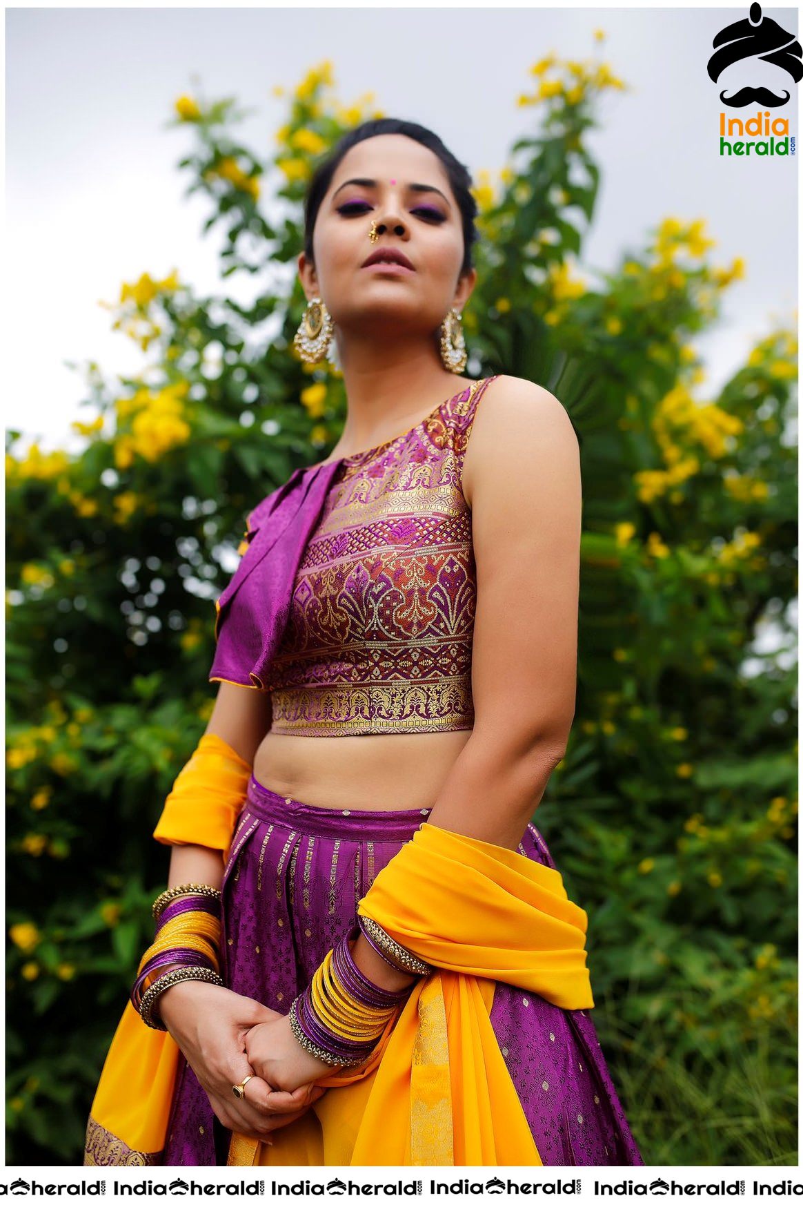 Anasuya Latest Hot Colorful Photoshoot Sizzling Photos Set 1