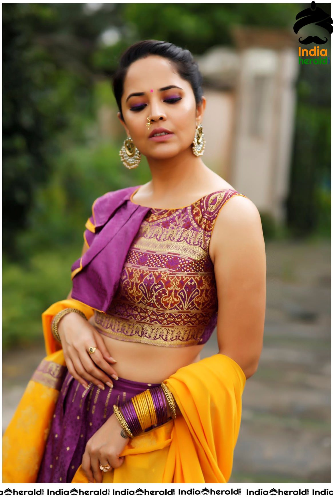 Anasuya Latest Hot Colorful Photoshoot Sizzling Photos Set 1