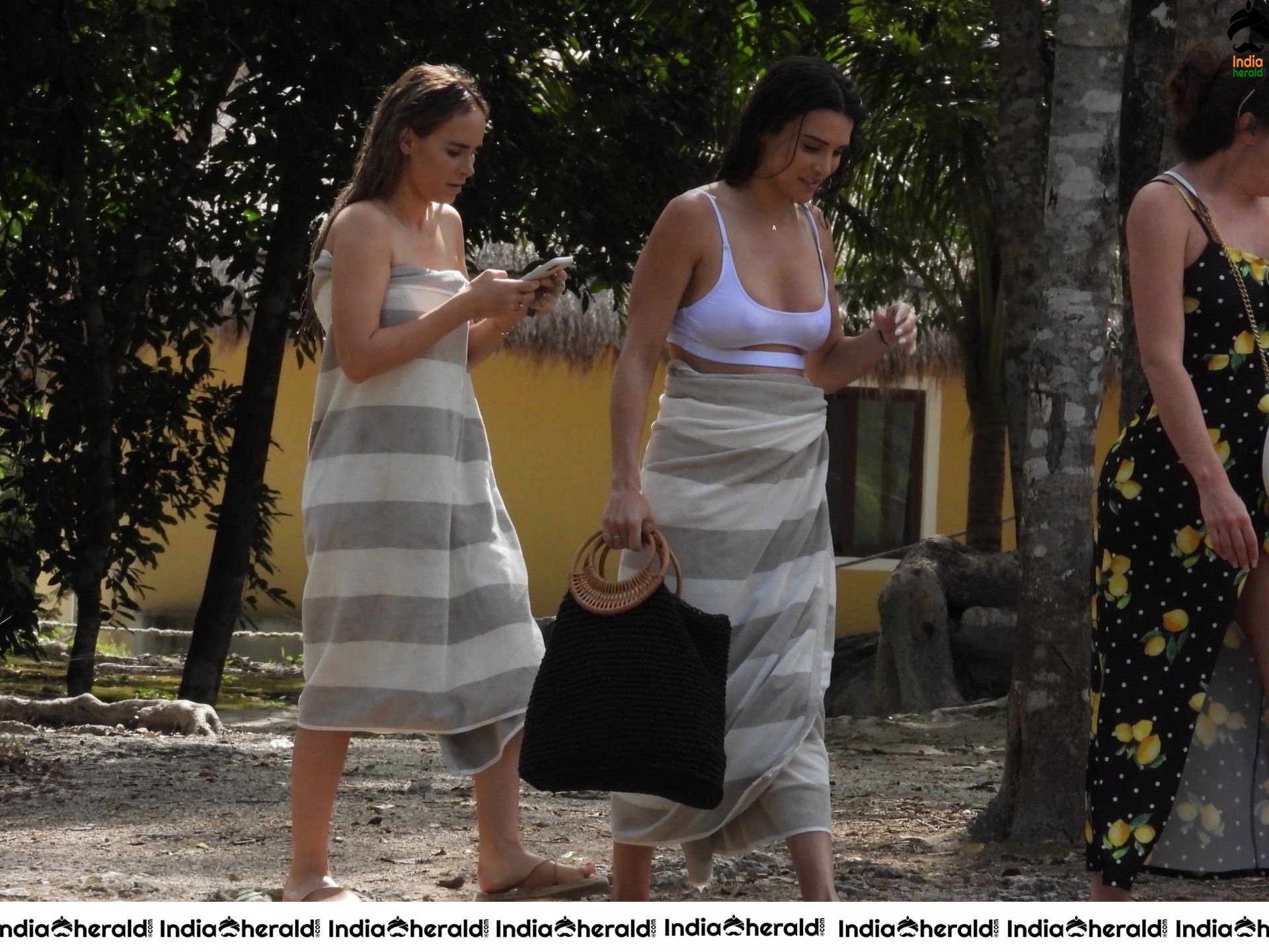 Andi Dorfman and Amanda Stanton in Bikinis in Tulum Set 1