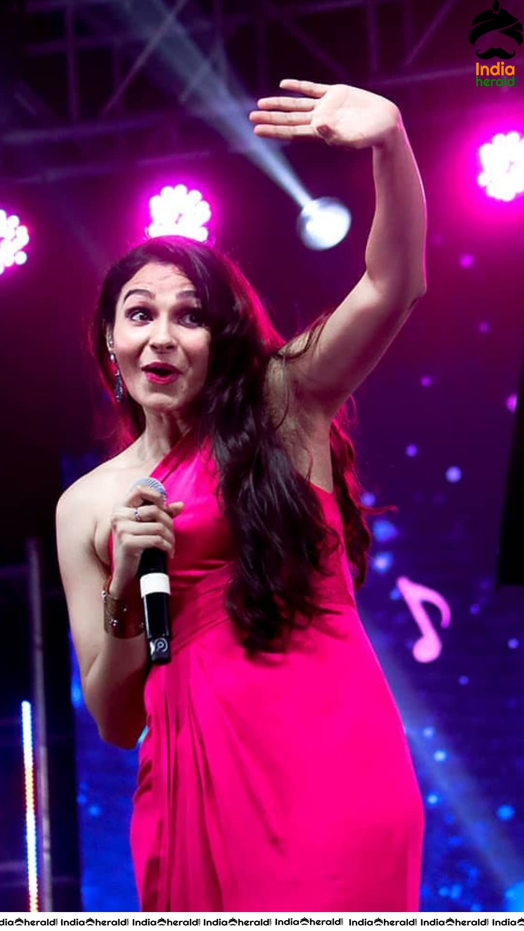 Andrea Jeremiah Latest Hot Photos during a Live In Concert Show Set 2