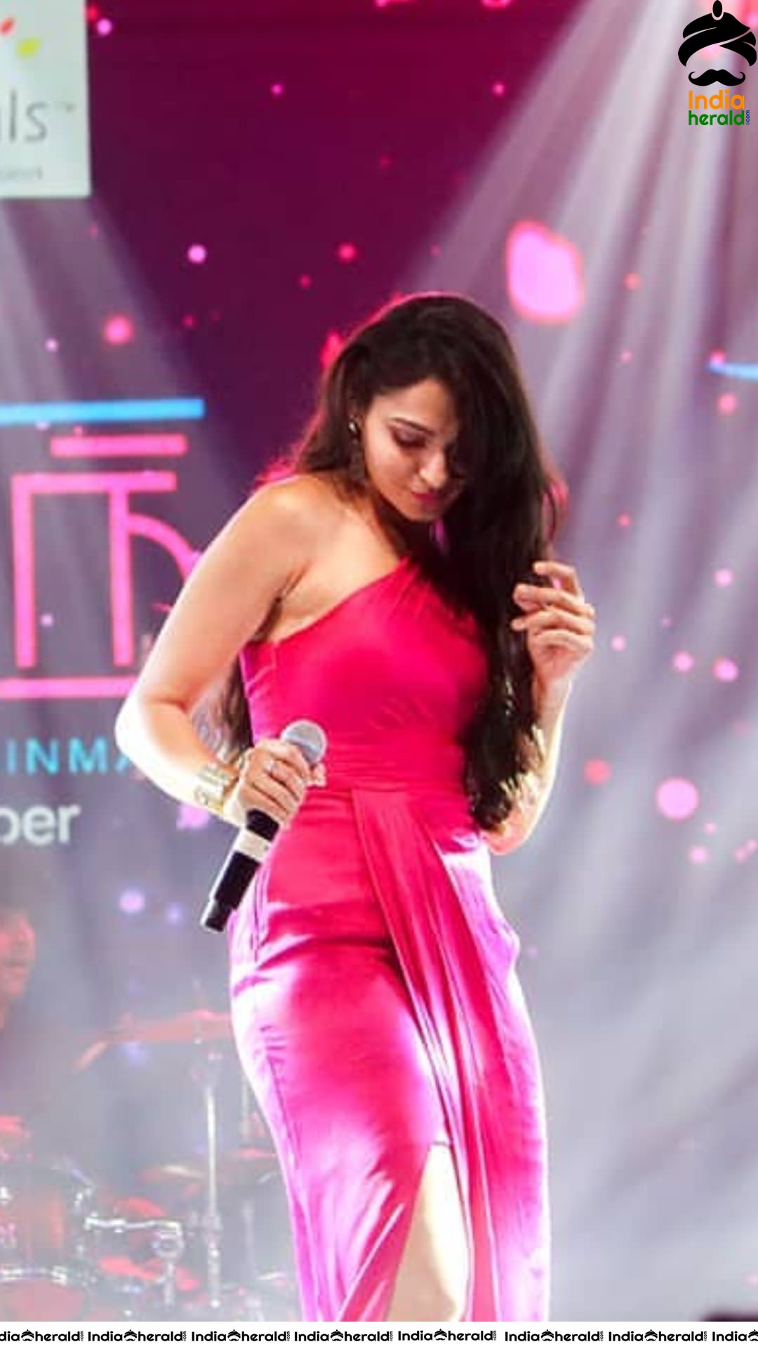 Andrea Jeremiah Latest Hot Photos during a Live In Concert Show Set 2