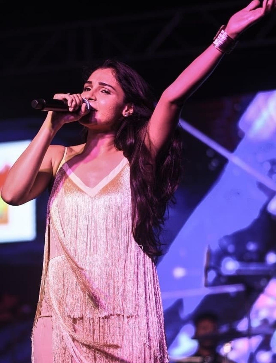 Andrea Jeremiah Sings At A Live Concert In Chennai