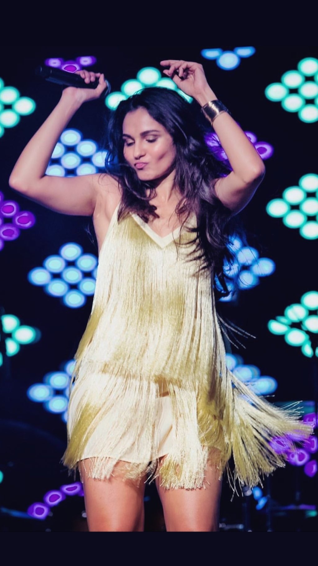 Andrea Jeremiah Sings At A Live Concert In Chennai