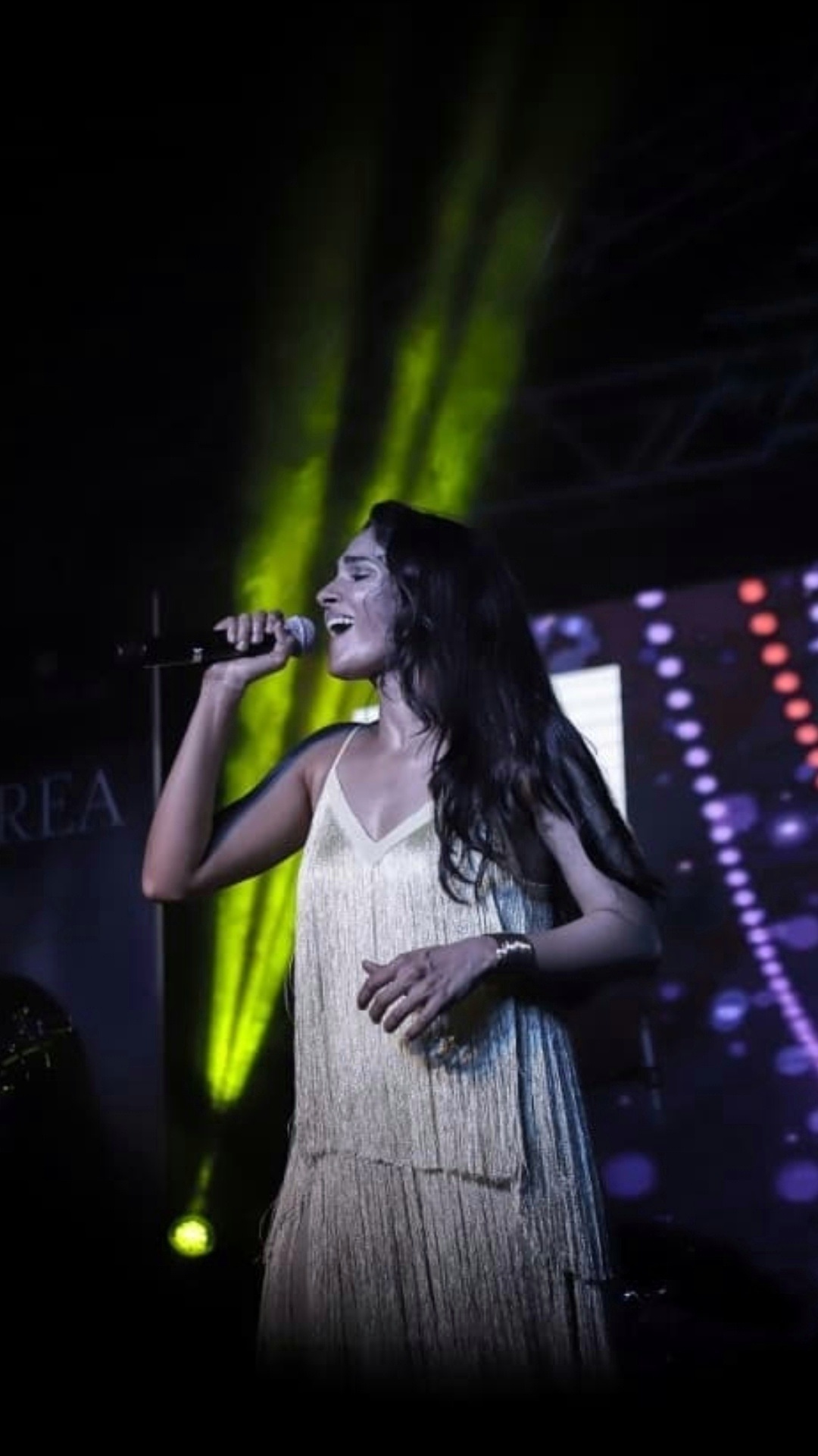 Andrea Jeremiah Sings At A Live Concert In Chennai