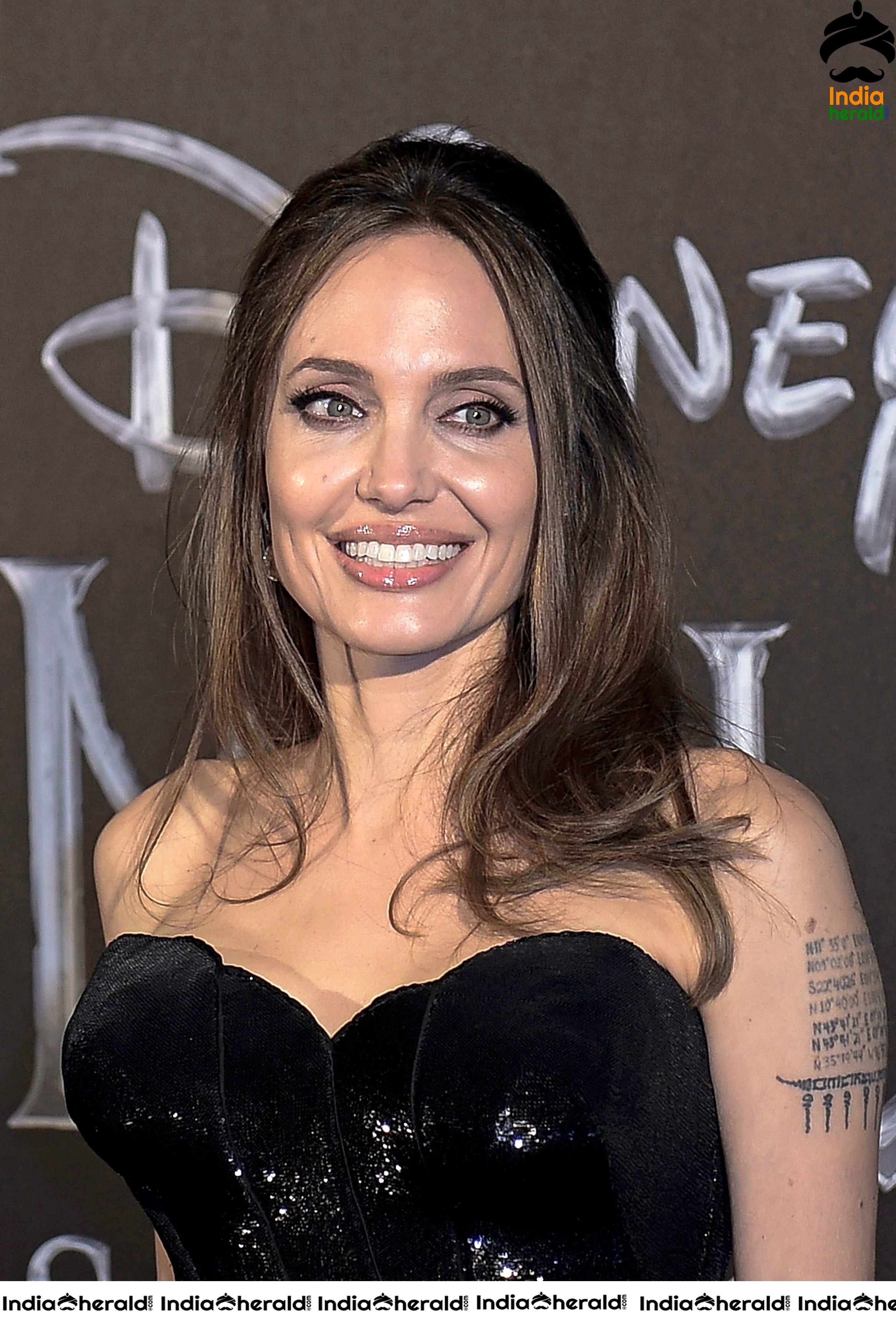 Angelina Jolie at the European Premiere of Maleficent Mistress of Evil in Rome Set 1