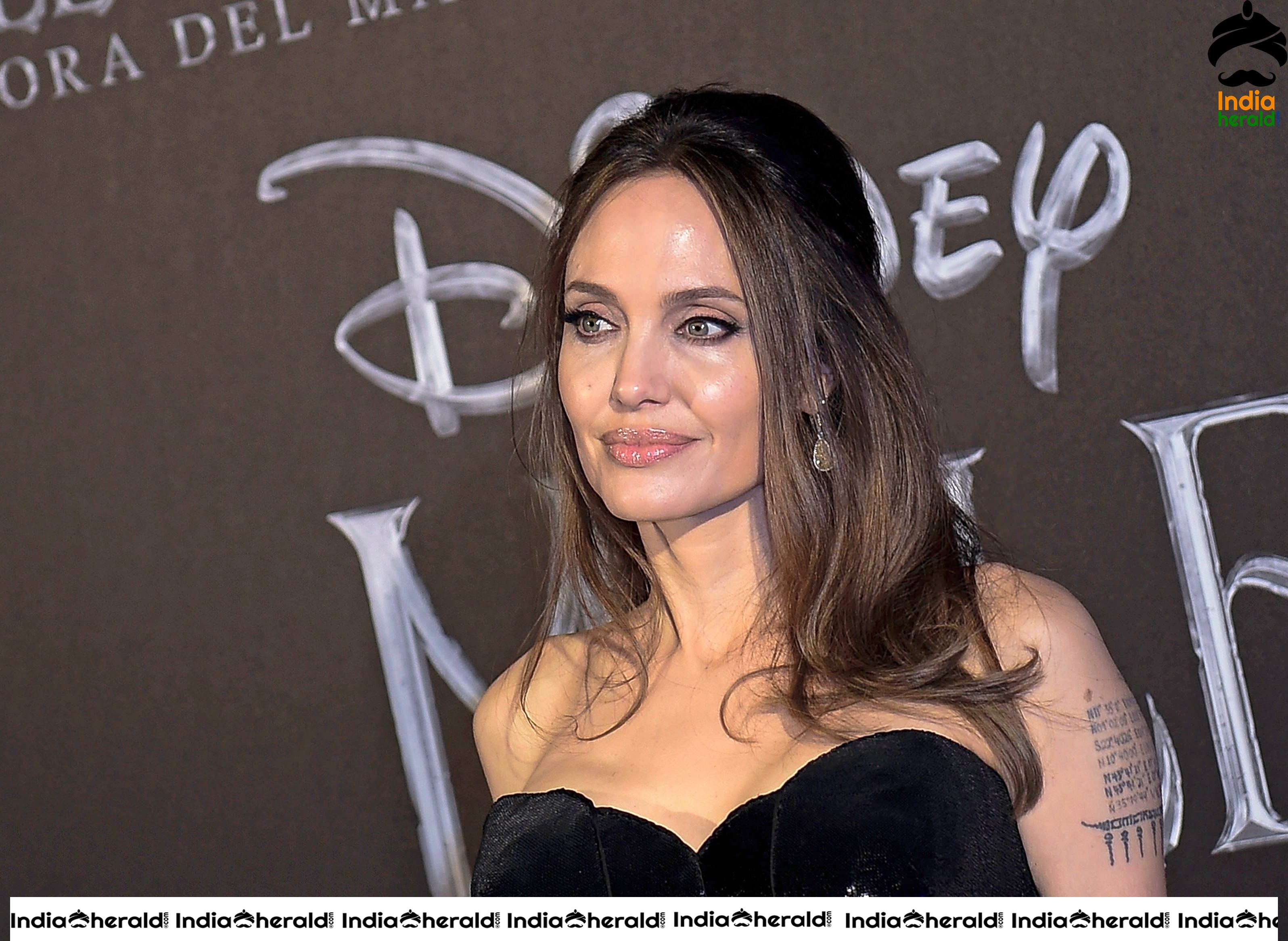 Angelina Jolie at the European Premiere of Maleficent Mistress of Evil in Rome Set 1