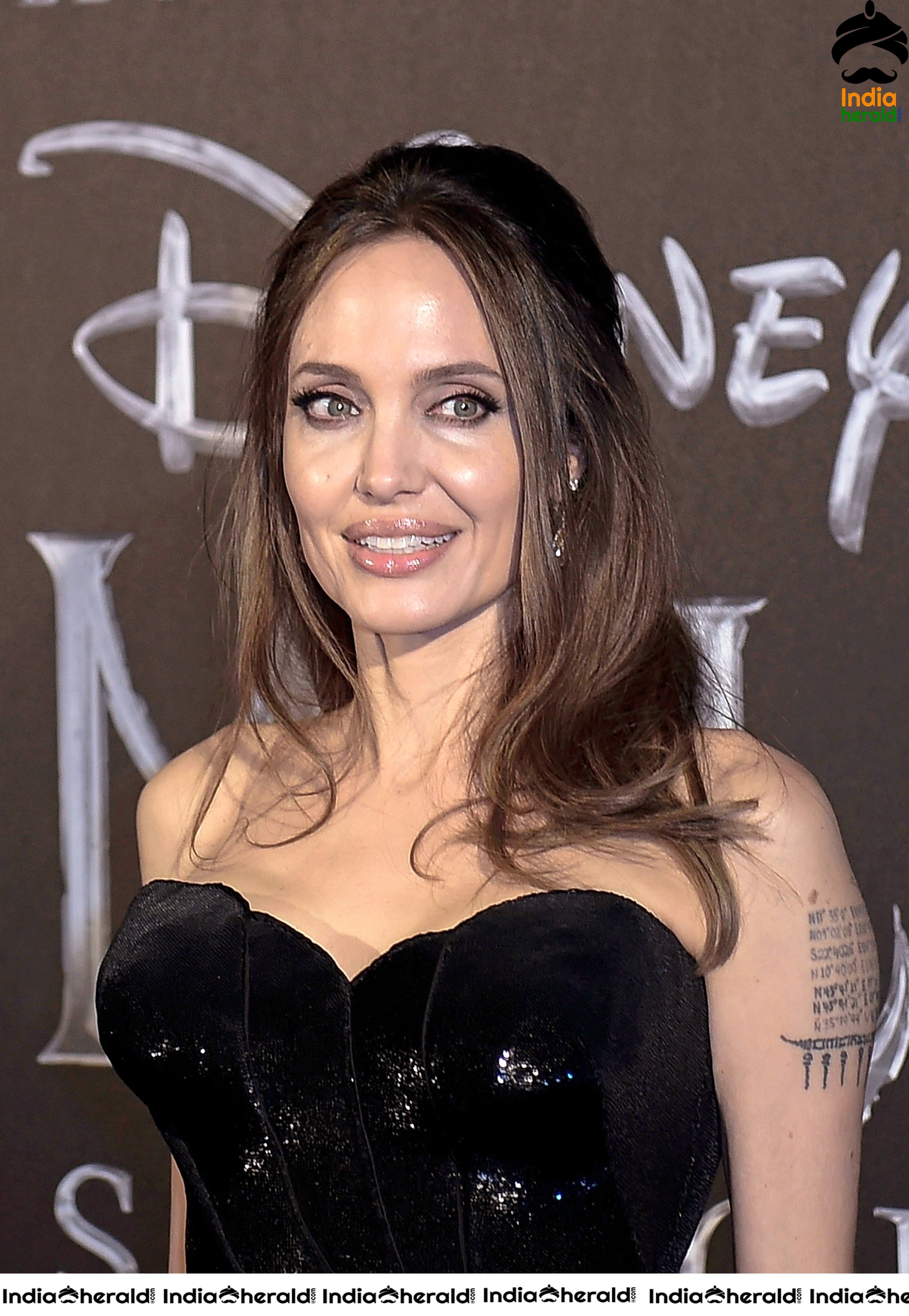 Angelina Jolie at the European Premiere of Maleficent Mistress of Evil in Rome Set 1