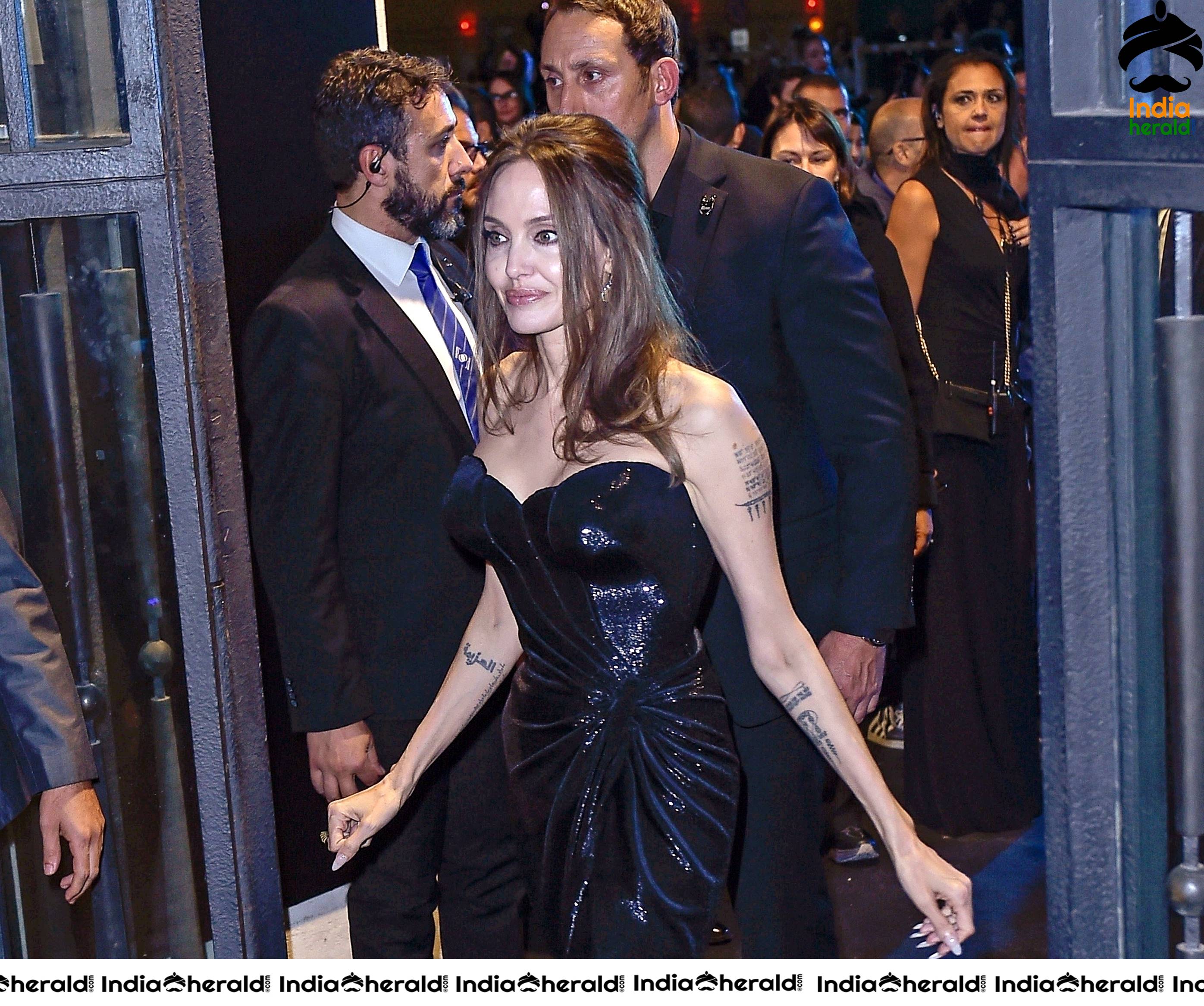 Angelina Jolie at the European Premiere of Maleficent Mistress of Evil in Rome Set 2