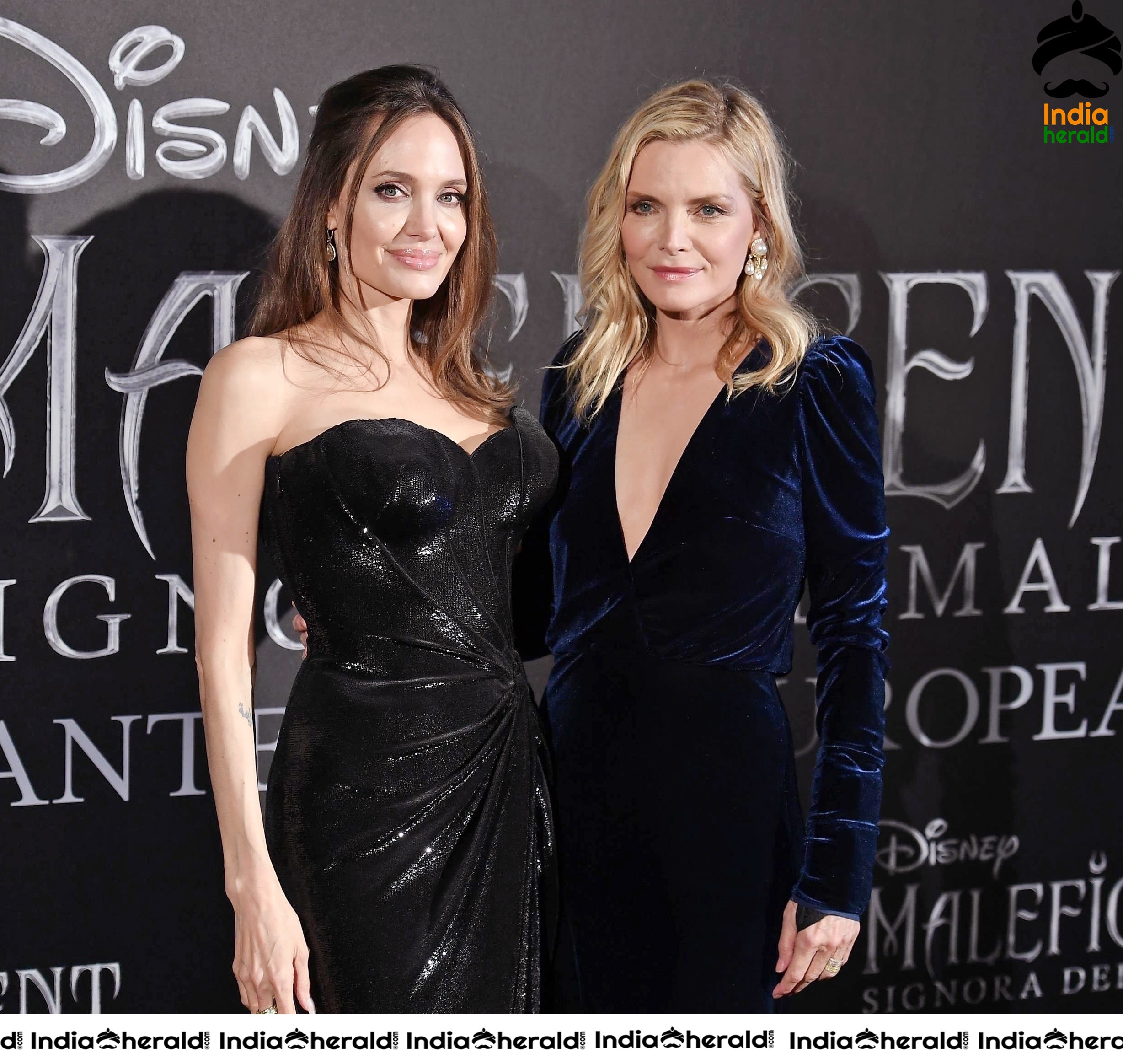 Angelina Jolie at the European Premiere of Maleficent Mistress of Evil in Rome Set 2