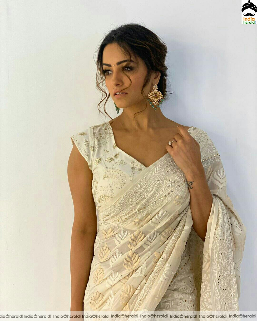 Anita Hassanandani Cute saree Photo Stills