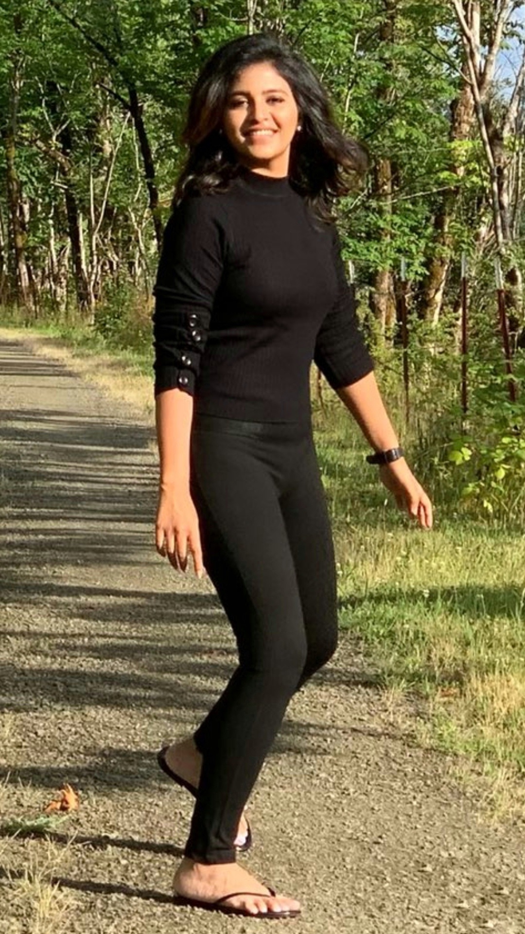 Anjali Looking Dapper Hot In Black