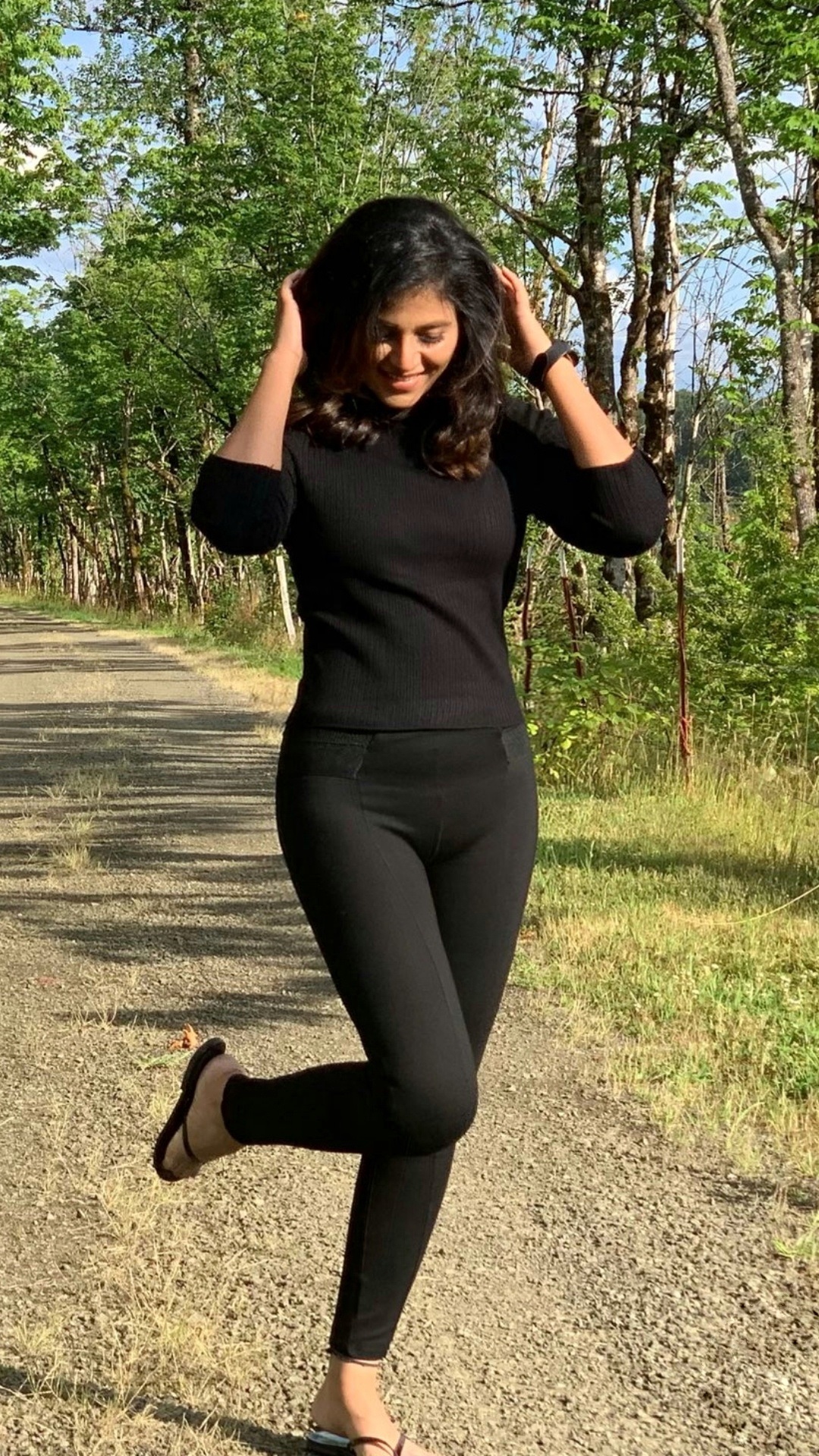 Anjali Looking Dapper Hot In Black