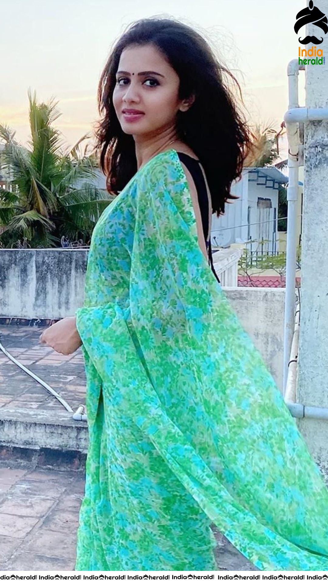 Anjana Rangan Hot and Cute Photos in Saree