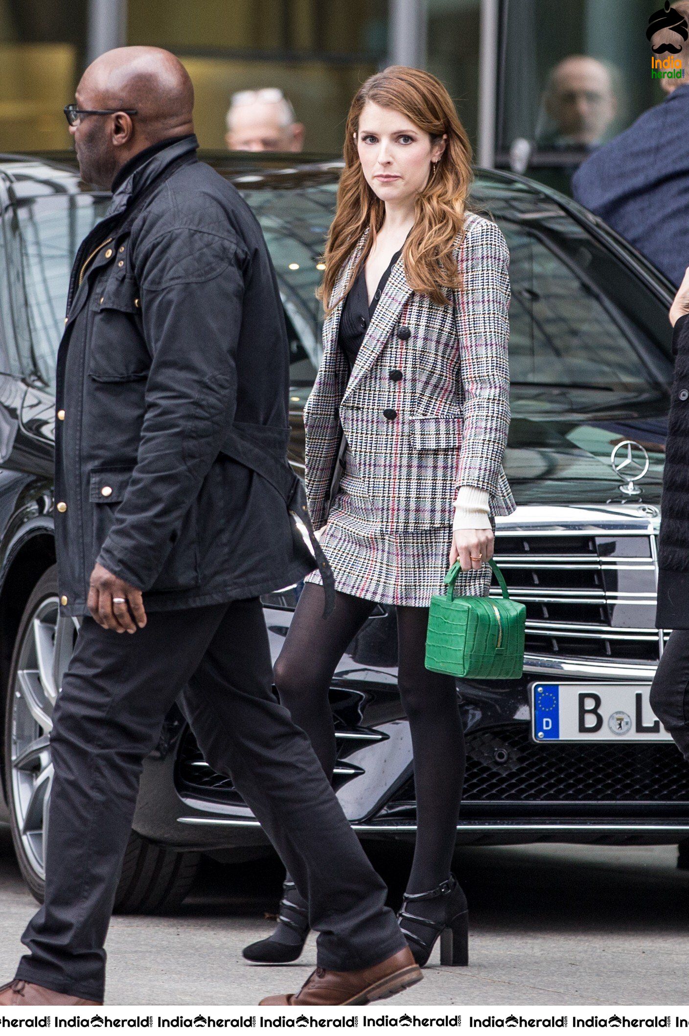 Anna Kendrick Spotted in Berlin as she came to attend a meeting