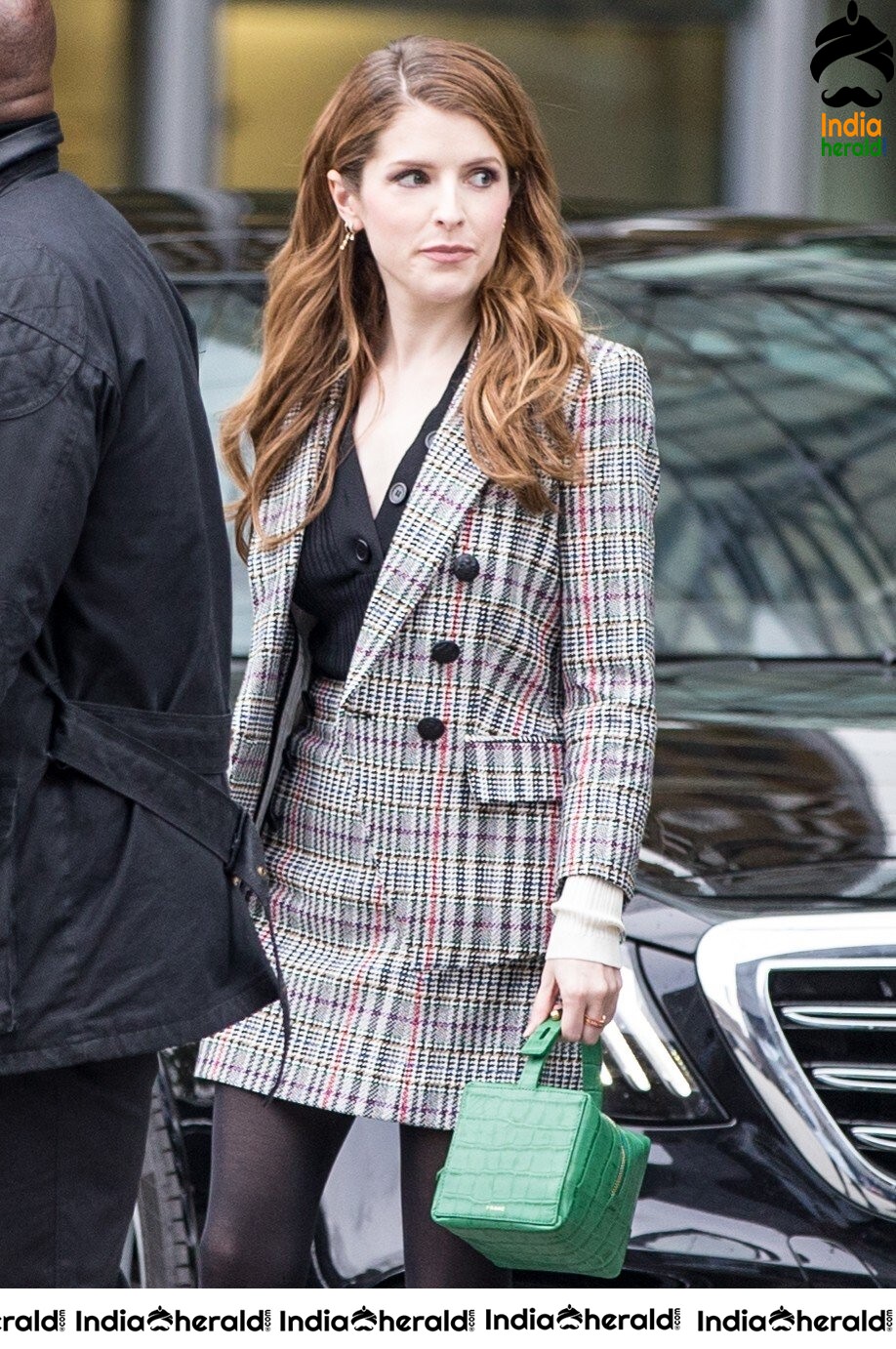 Anna Kendrick Spotted in Berlin as she came to attend a meeting