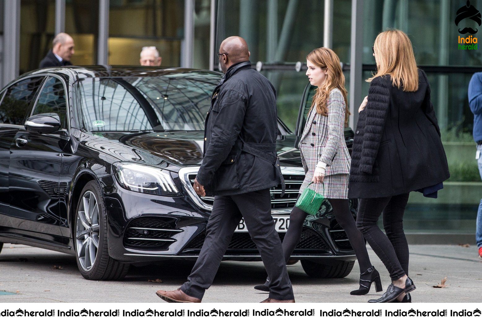 Anna Kendrick Spotted in Berlin as she came to attend a meeting