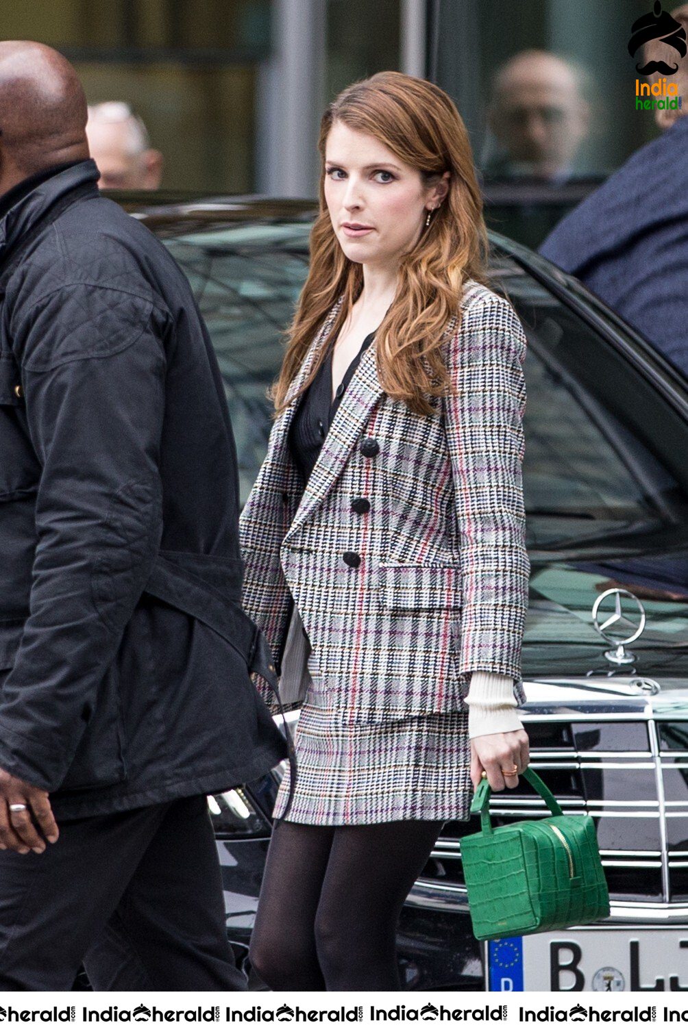 Anna Kendrick Spotted in Berlin as she came to attend a meeting