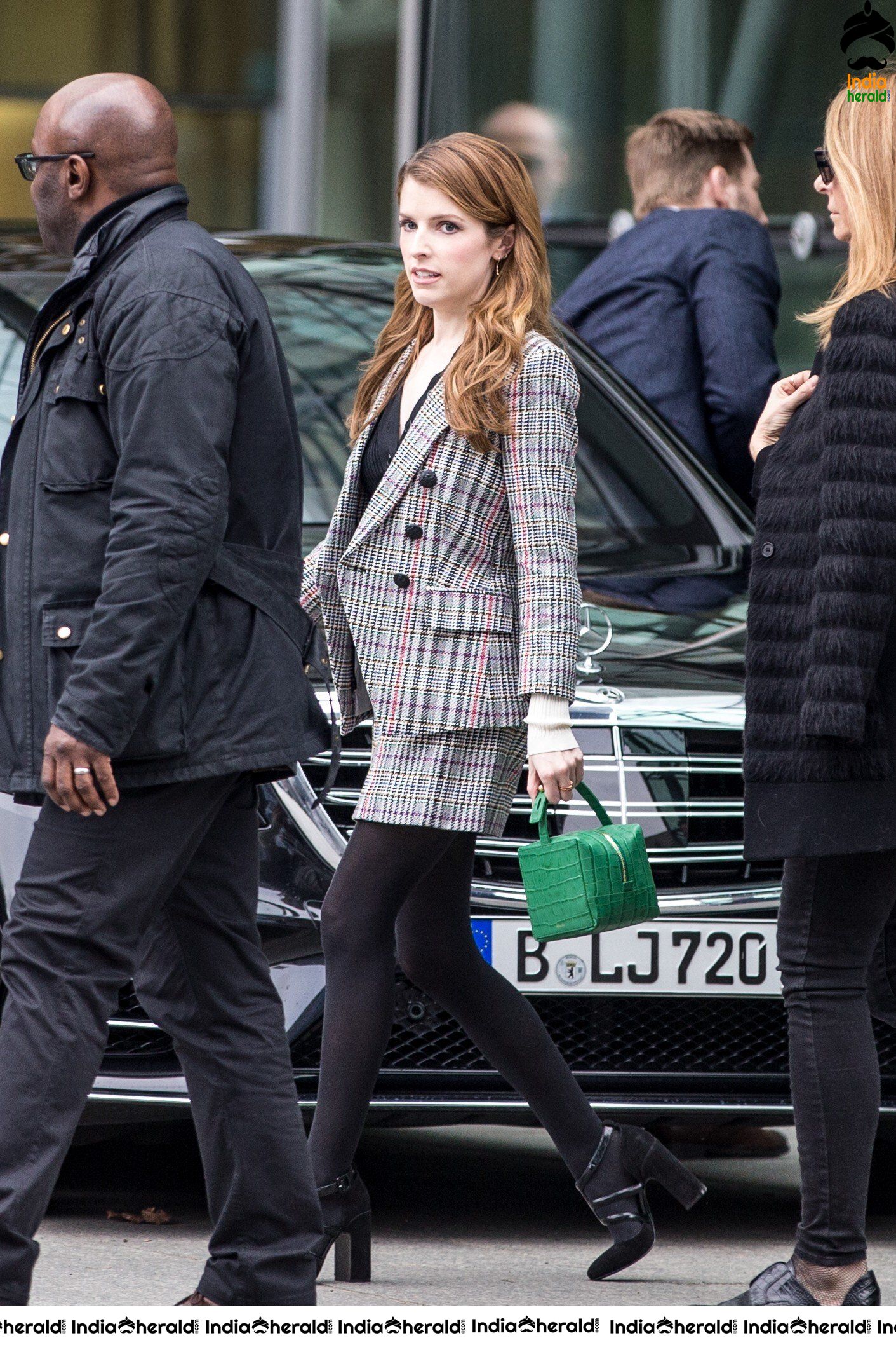 Anna Kendrick Spotted in Berlin as she came to attend a meeting